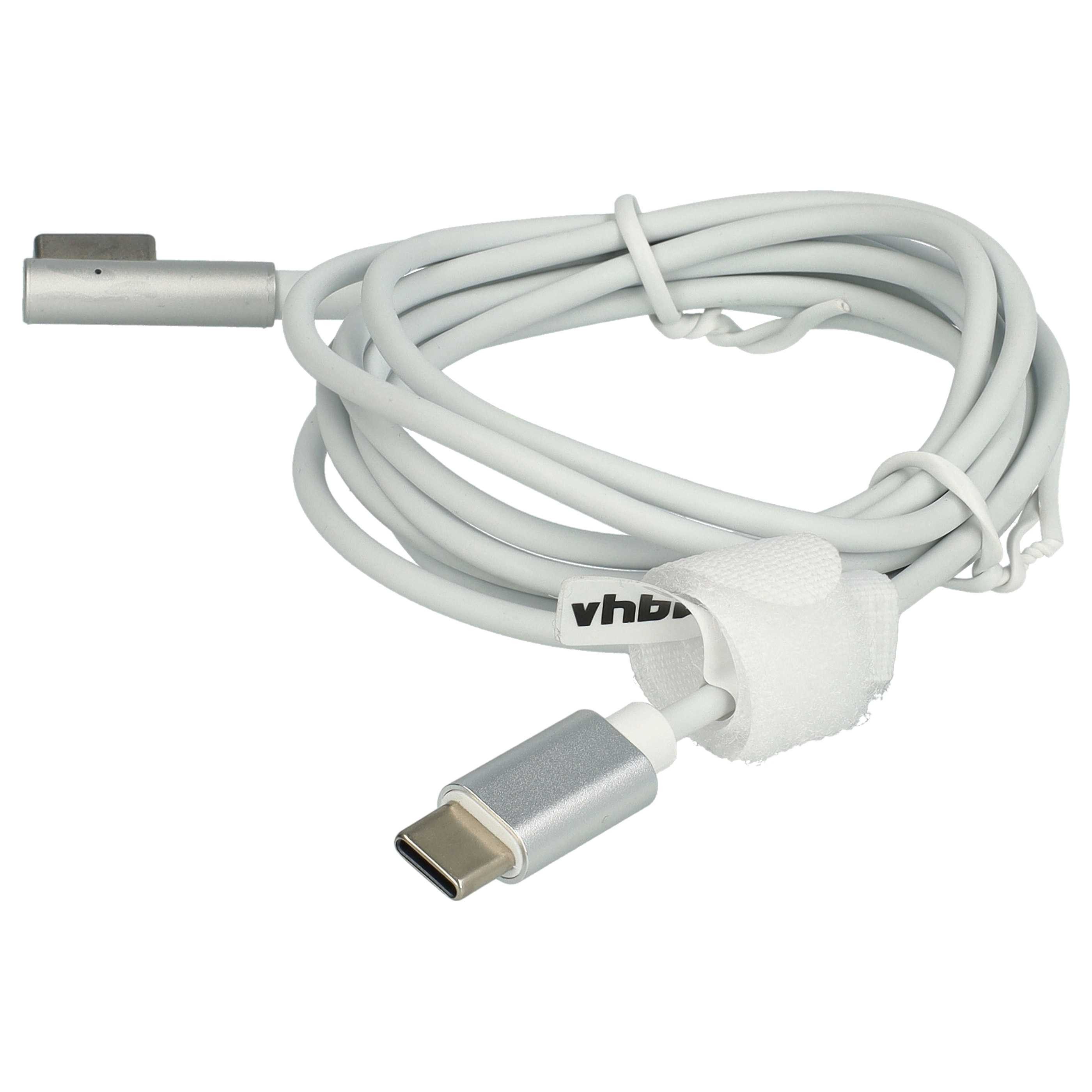 vhbw Adapter passend für Apple MacBook 13.3" 2 GHz MA255LL/A Notebook Notebook-Adapter USB Typ C Männlich,Usb Type C, Magsafe 1 Männlich, Tragbar