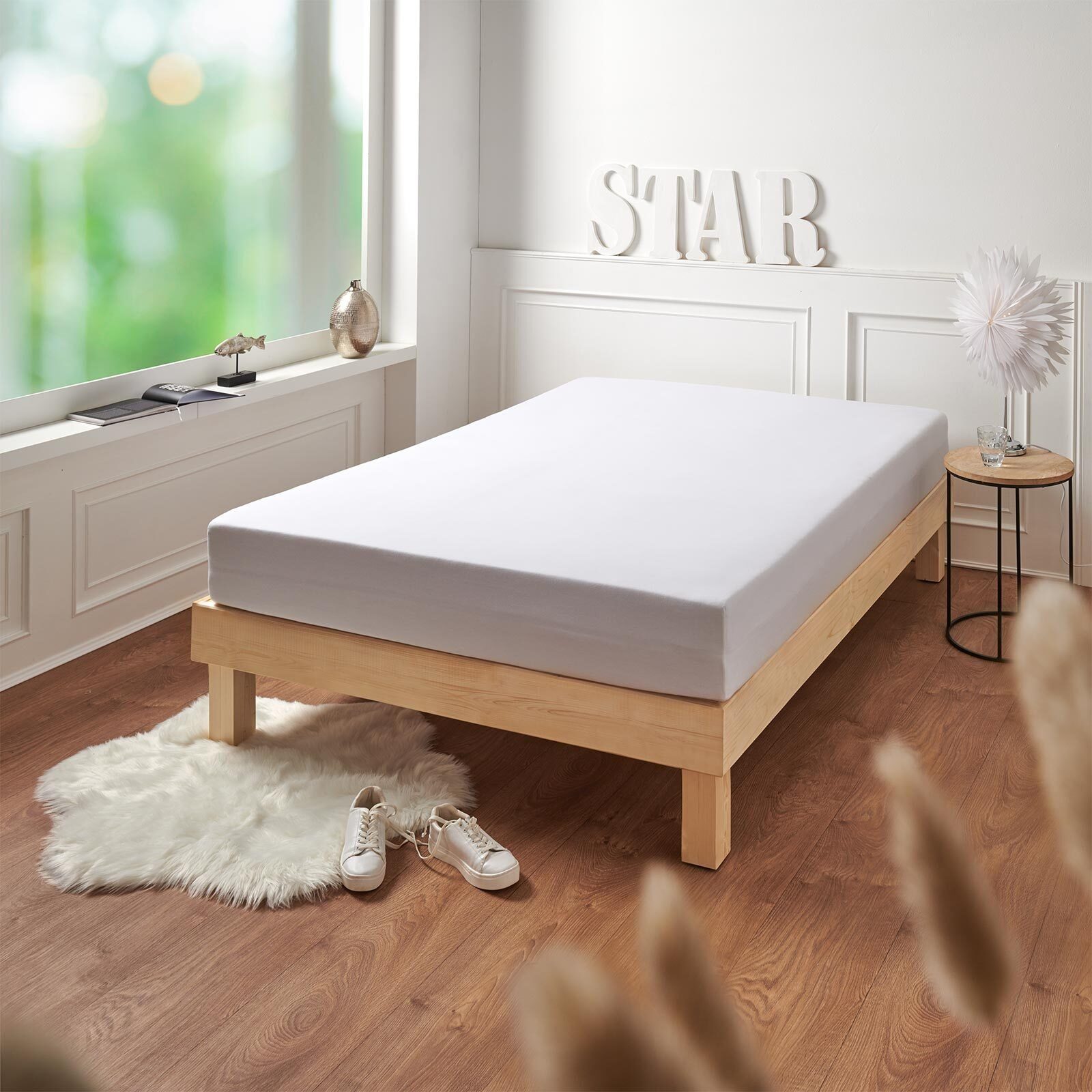 TRAUMSCHLAF Spannbettlaken Premium Interlock, Jersey, Gummizug: Rundumgummi günstig online kaufen