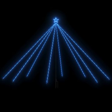 vidaXL Lichterkette Weihnachtsbaum-Lichterkette Indoor Outdoor 576 LEDs Blau 3,6 m