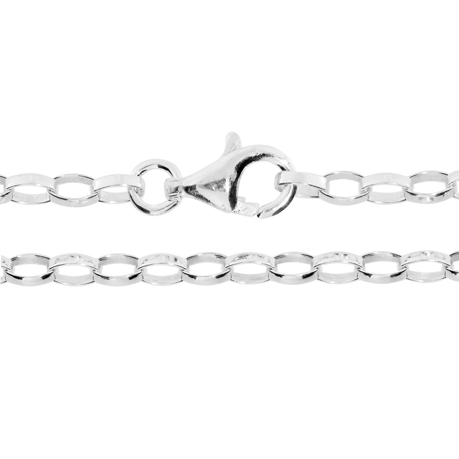 OSTSEE-SCHMUCK Silberkette Ostsee-Schmuck Kette Erbs oval 2,5 mm Kette Erbs günstig online kaufen