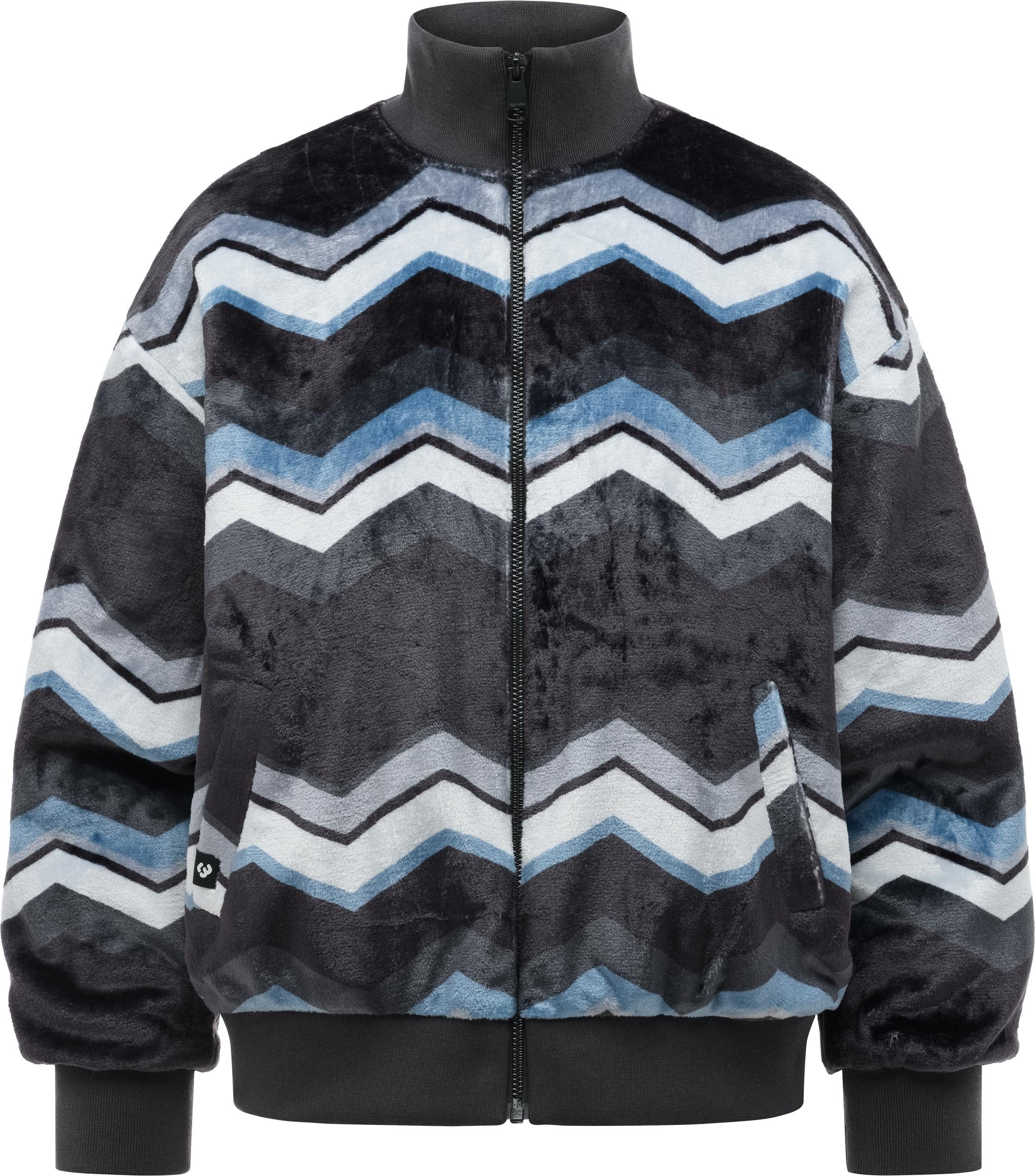 Ragwear Outdoorjacke Tills Print Y Kuschelige Damen Jacke mit Allover-Print