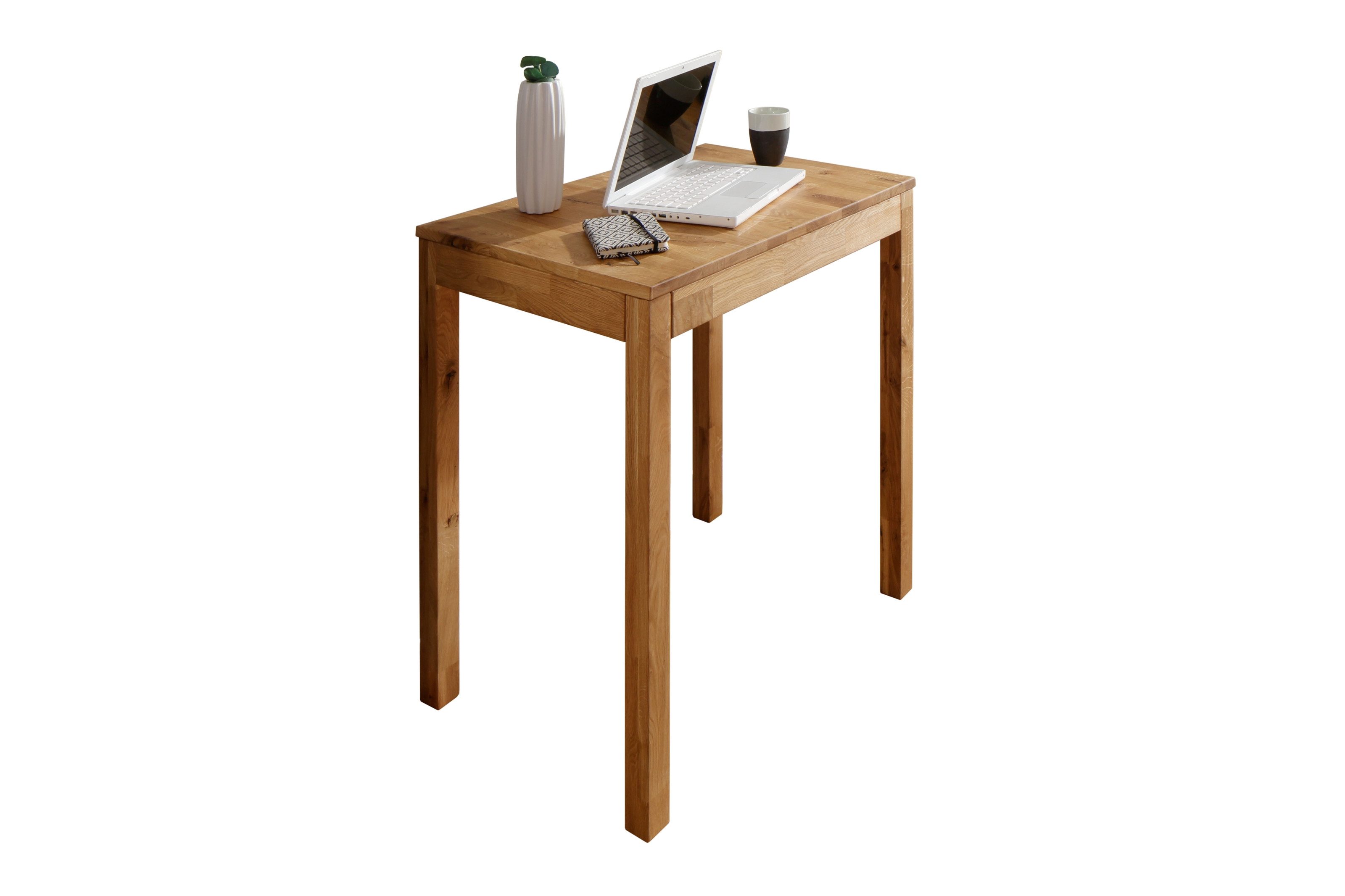 Lebenswert Esstisch TI-0650, in Wildeiche massiv geölt - 50x75x70cm (BxHxT)