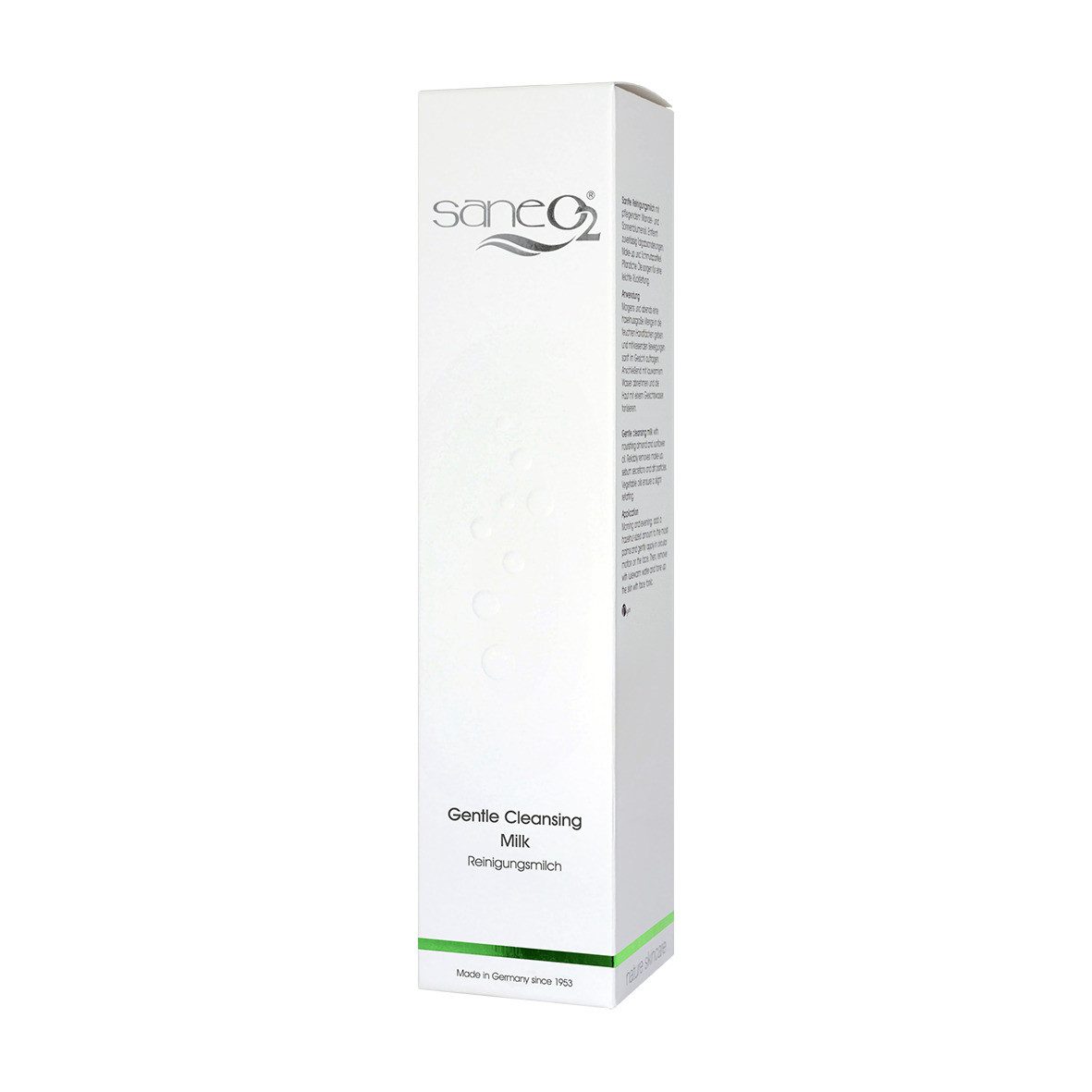 GW Nature Cosmetic Gesichts-Reinigungsmilch SaneO2® Gentle Cleansing Milk 200 ml - Reinigungsmilch, Sanfte Reinigungsmilch mit Mandelöl & aktivem Sauerstoff