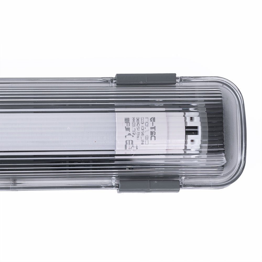Watt etc-shop 157 Leuchtmittel Tageslichtweiß, inklusive, 22 Kaltweiß, cm, LED Wannenleuchte Feuchtraum Kellerleuchte LED Deckenleuchte,