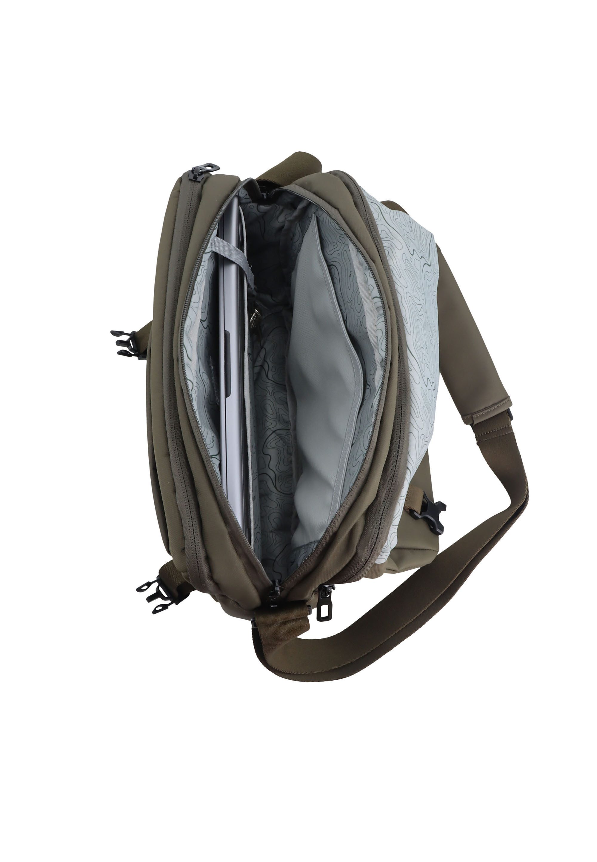 Discovery Laptoptasche Downtown, aus rPet Polyester-Material