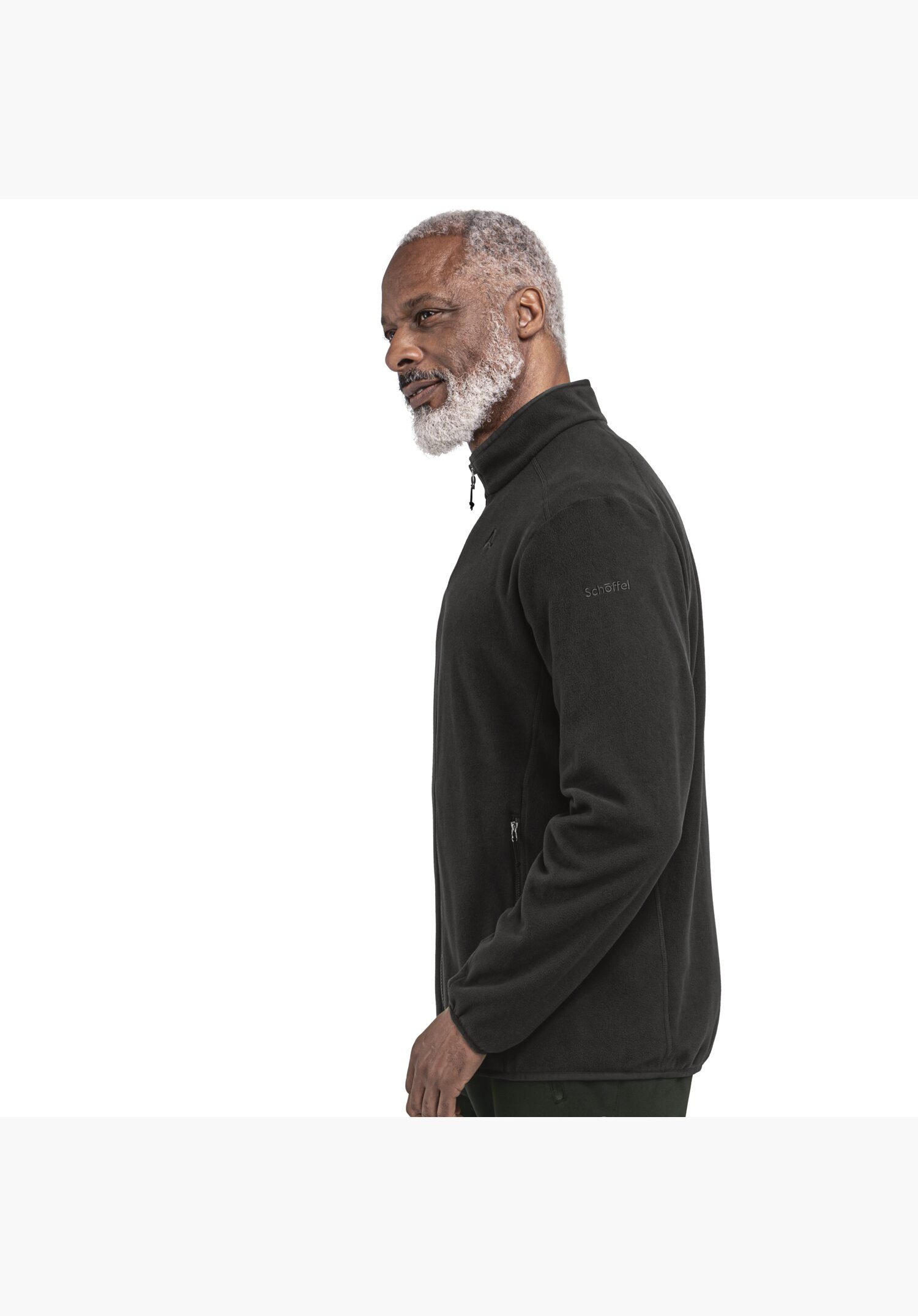 Schöffel Fleecejacke Fleece Jk Style Ash MNS mit Eingrifftaschen, schnell trocknend, atmungsaktiv, wärmend