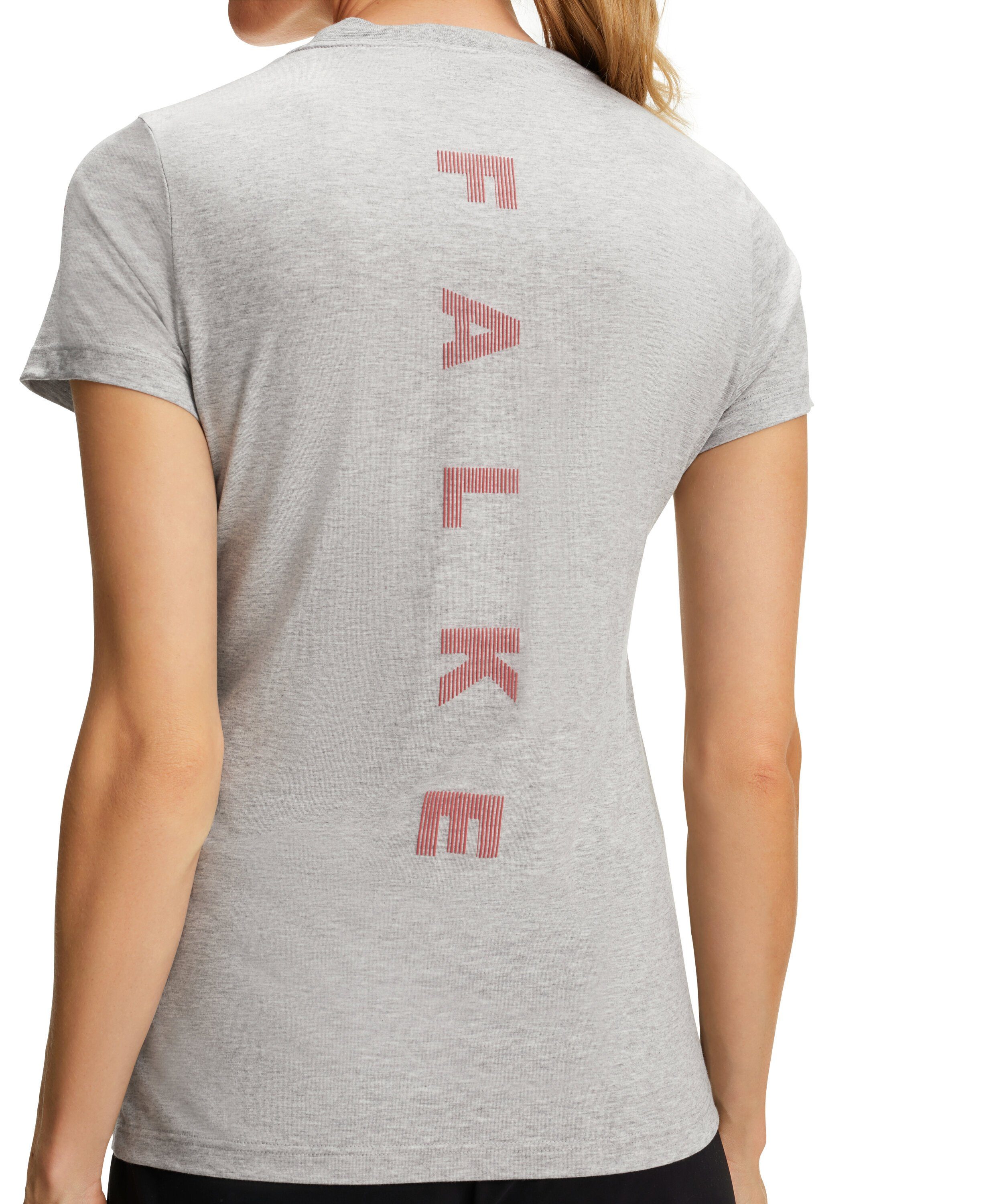 T-Shirt FALKE (3757) grey-heather kühlend (1-tlg)