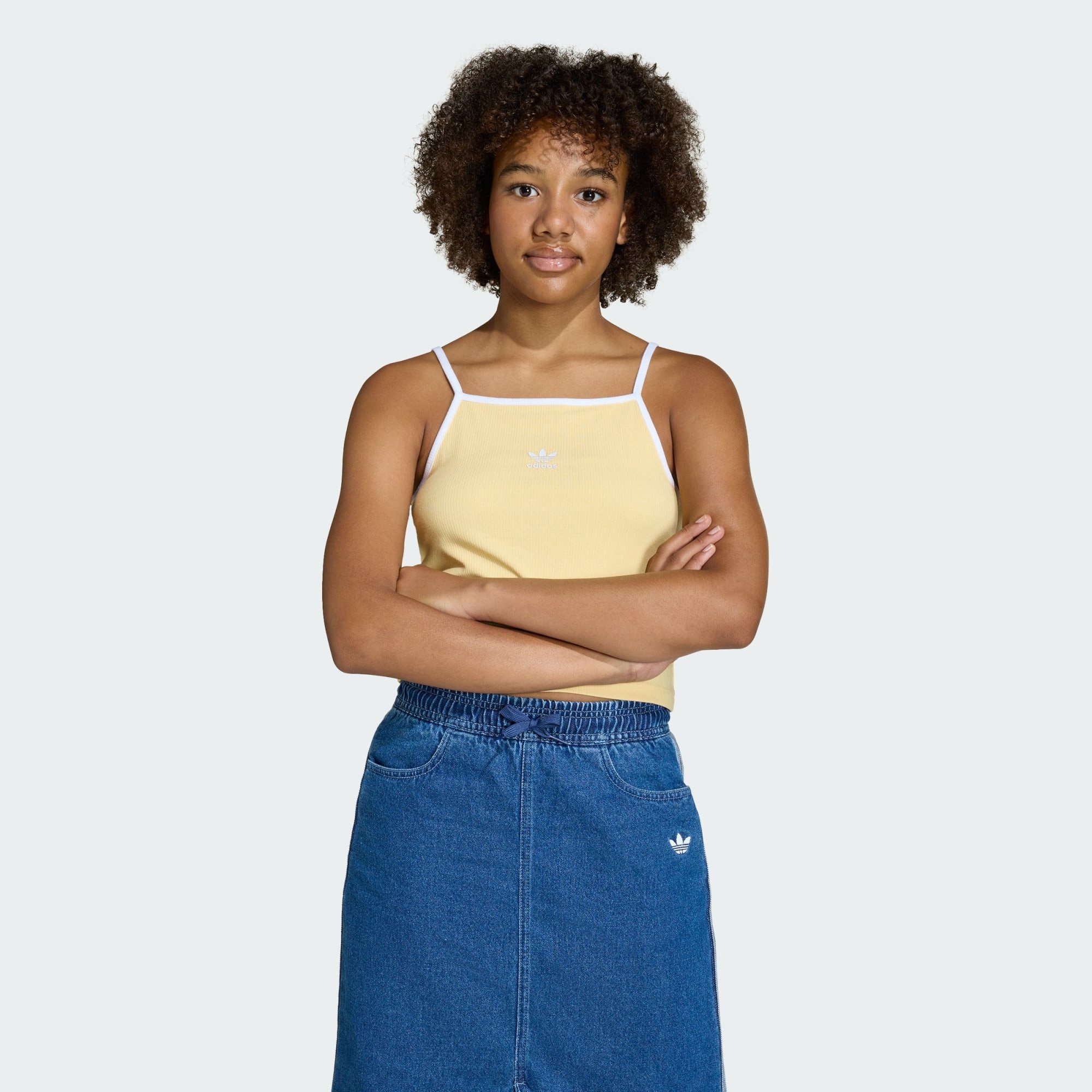 adidas Originals Tanktop SLIM MINI RIB TANKTOP (1-tlg)