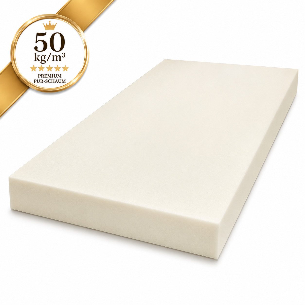Best for Home Palettenkissen – Festes, Bequemes Schaumkissen für Sitz & Polster, Bio-Baumwolle