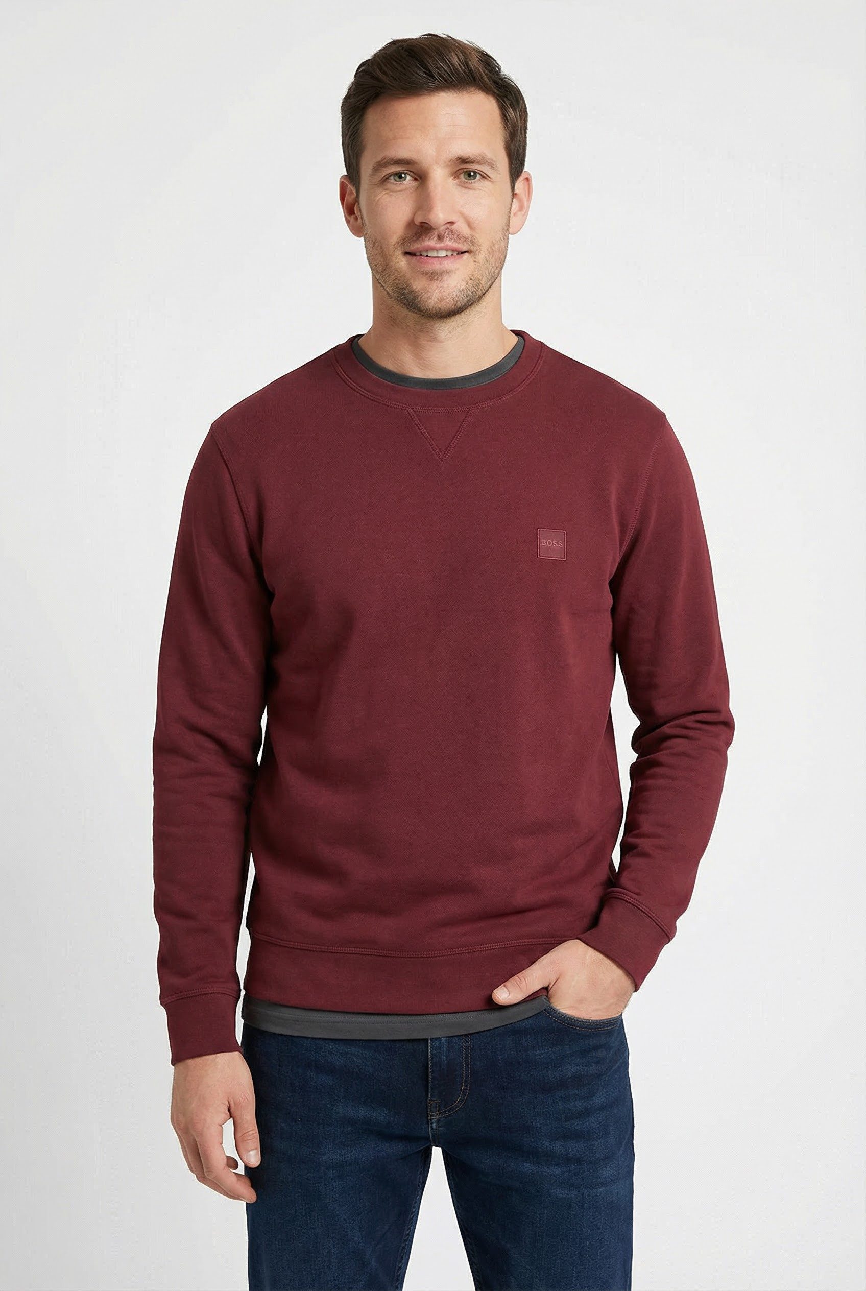 BOSS ORANGE Sweatshirt Westart mit BOSS Logopatch günstig online kaufen