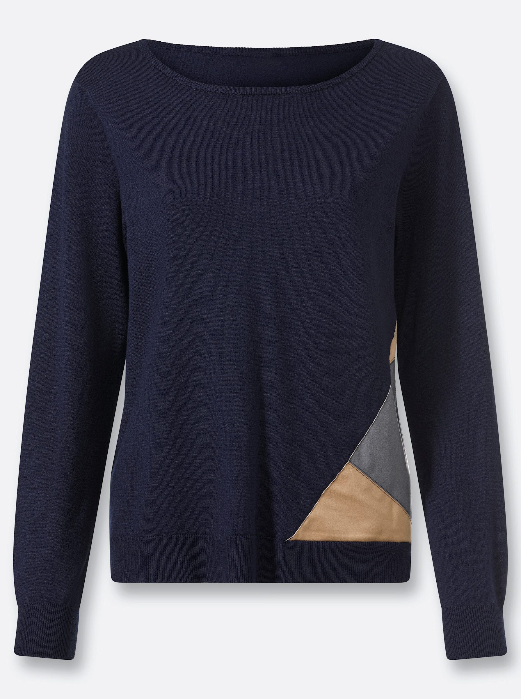 Strickpullover Pullover Langarm Feinstrick