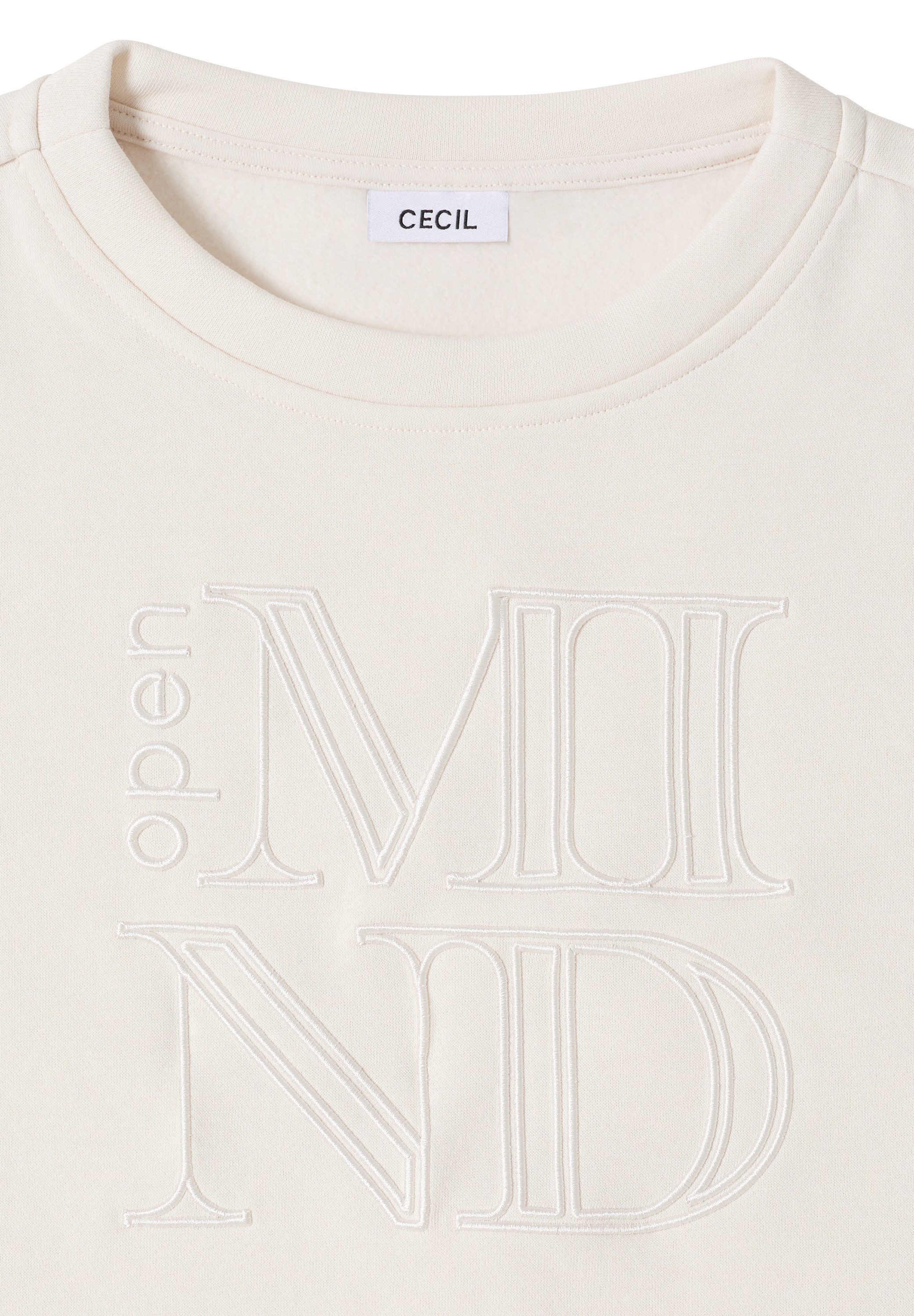 CECIL Sweatshirt mit Stickerei