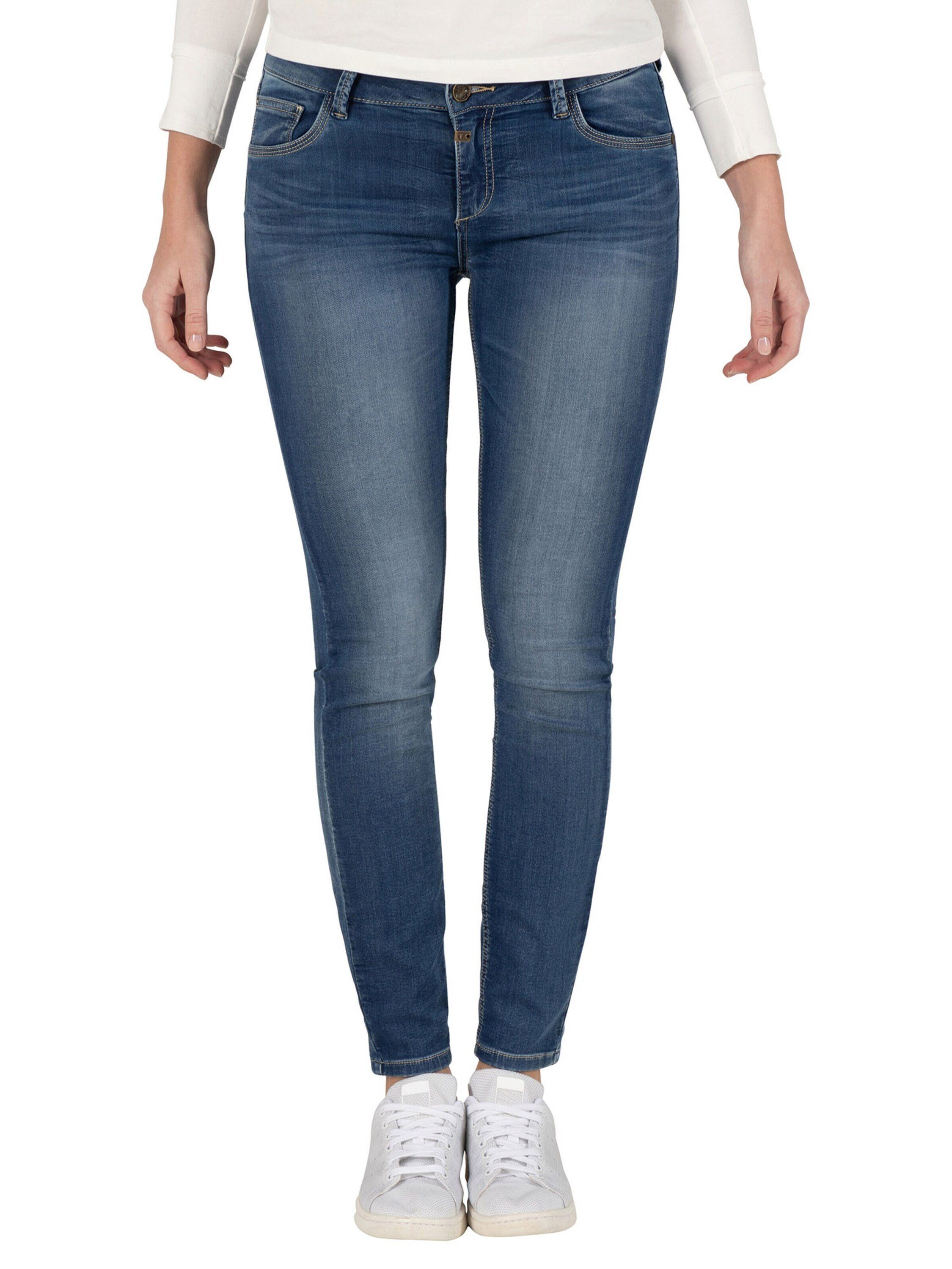Plain/ohne Weiteres Detail, TIMEZONE Skinny-fit-Jeans Aleena Details (1-tlg)
