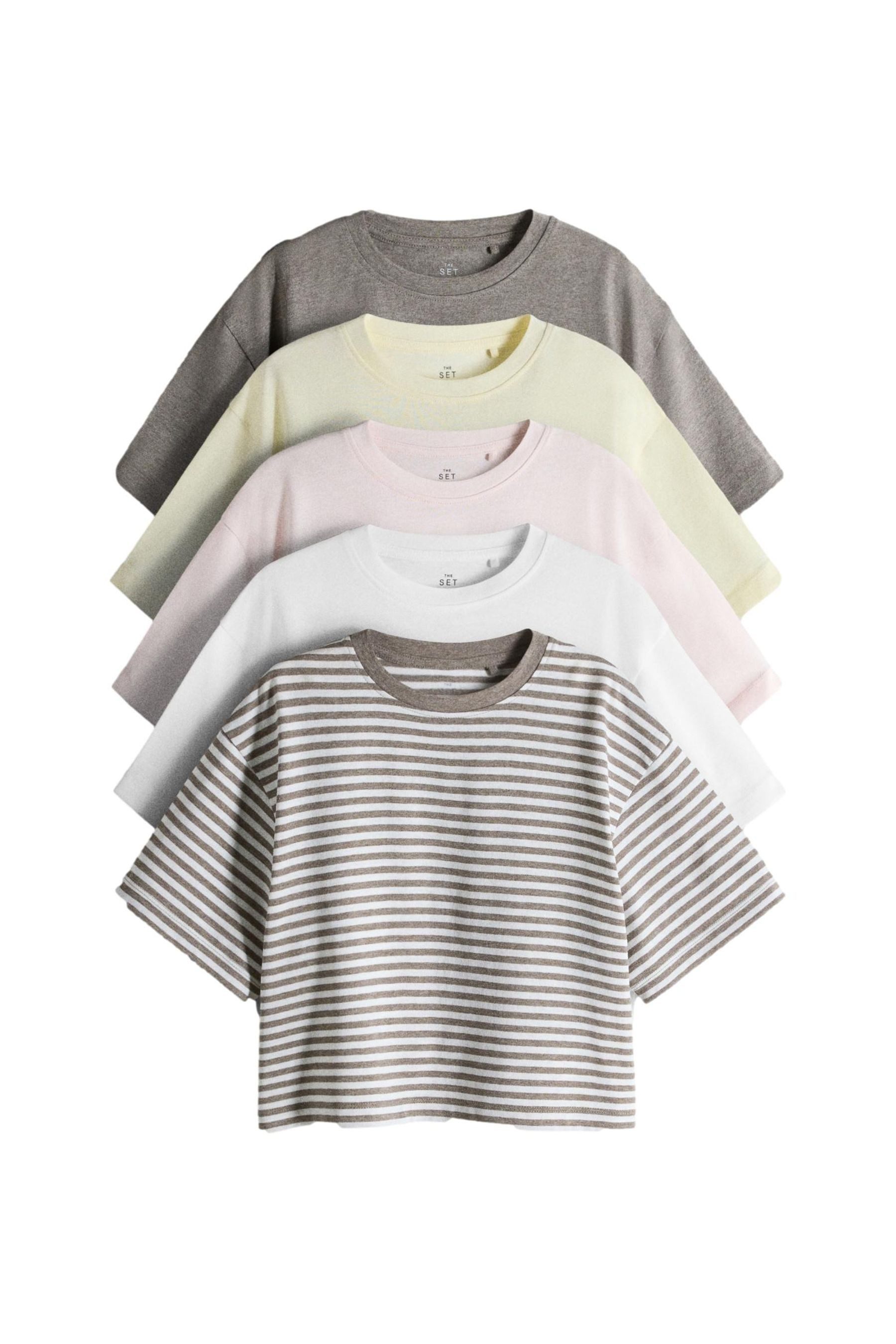 Brown/White/Yellow/Stripe