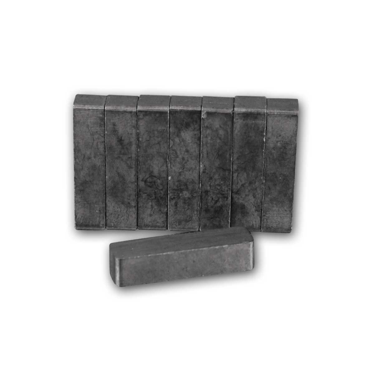 Sintron Magnet Magnetset rechteckig 8 Stück 22x5x5.5mm Keramik
