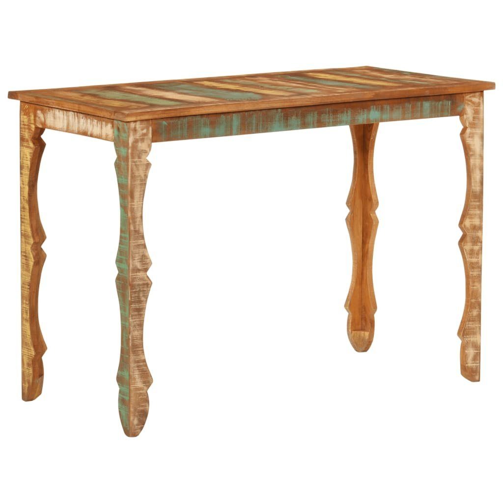 furnicato Esstisch aus massivem Vollholz Naturholz 110 x 52 x 76 cm (1-St), Handgefertigter Bistrotisch als Tresentisch für Küche und Esszimmer