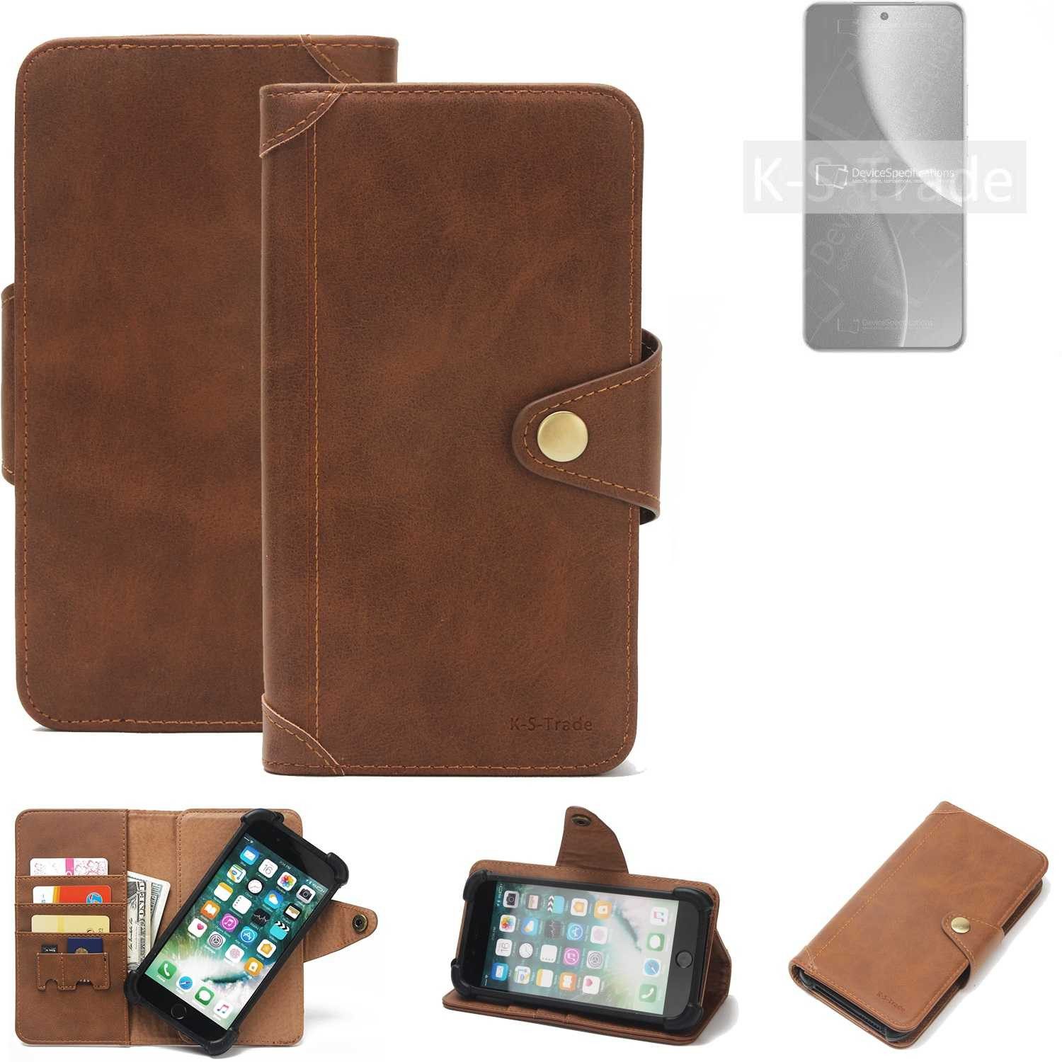 K-S-Trade Handyhülle für Xiaomi 15 Ultra China, Handyhülle Schutz Hülle Walletcase Bookstyle Tasche Case