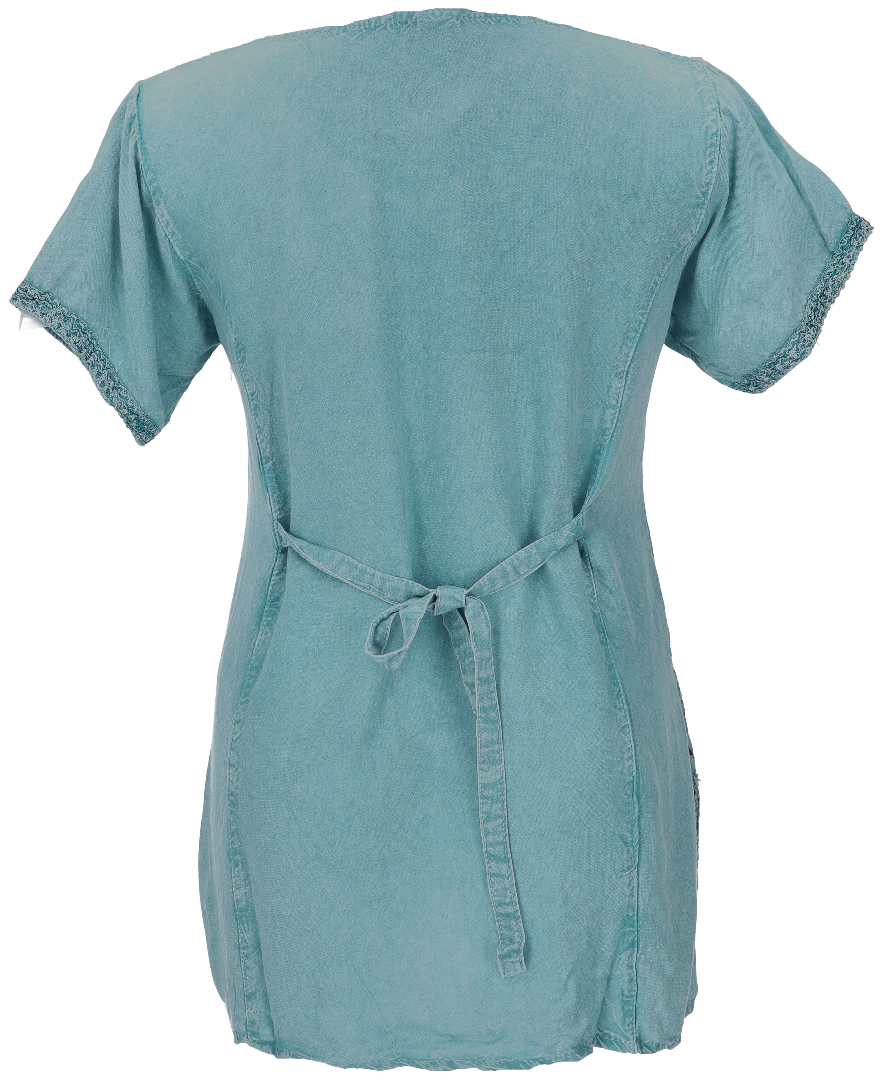 Guru-Shop Longbluse Bestickte indische Tunika, alternative Boho.. alternative Bekleidung – Bild 5 von 5