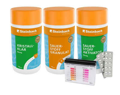 Steinbach Poolpflege Steinbach 7 in 1 Starter Set Sauerstoff, (Spar-Set)