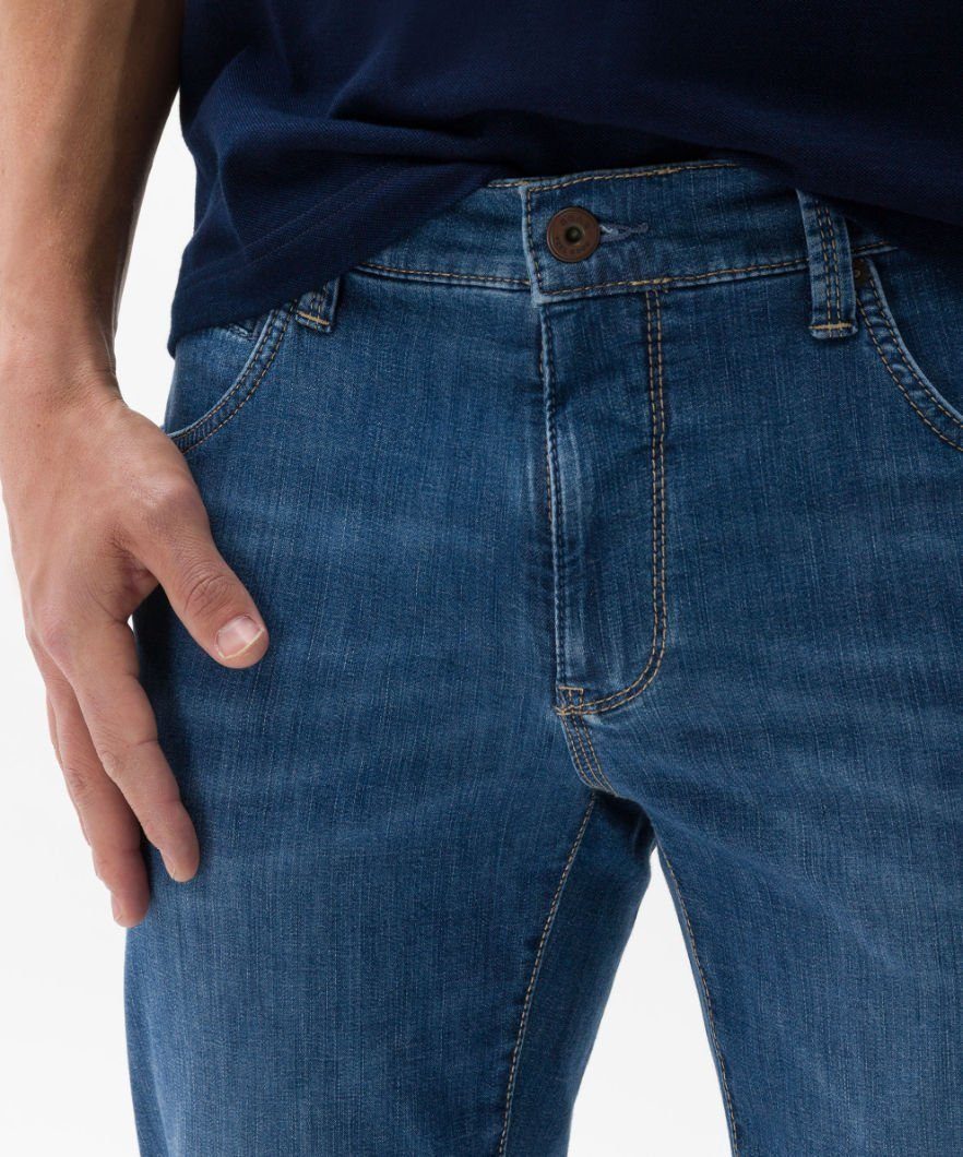 Brax 5-Pocket-Jeans Ultralight blau Denim Stretch Cadiz