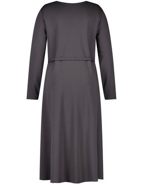 Samoon Midikleid Kniebedeckendes Kleid aus Interlock-Jersey