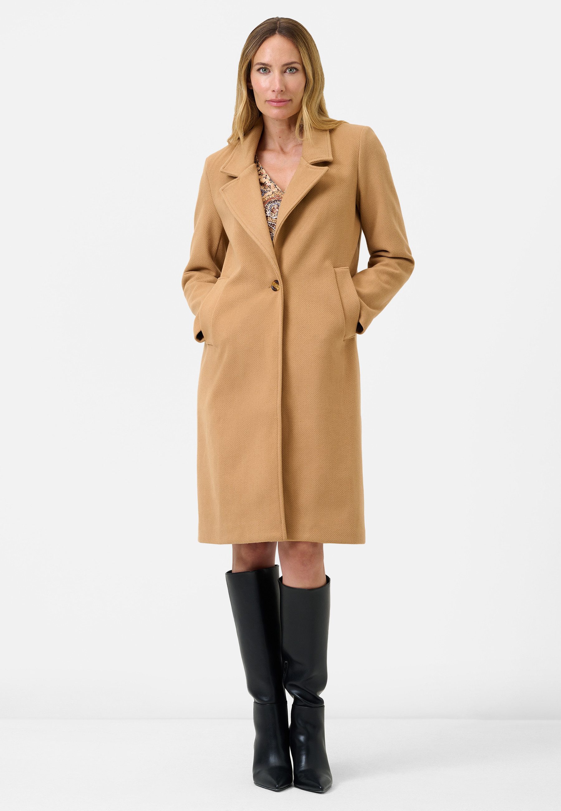 RICANO Kurzmantel Livia klassischer Damen Kurzmantel mit Reverskragen günstig online kaufen