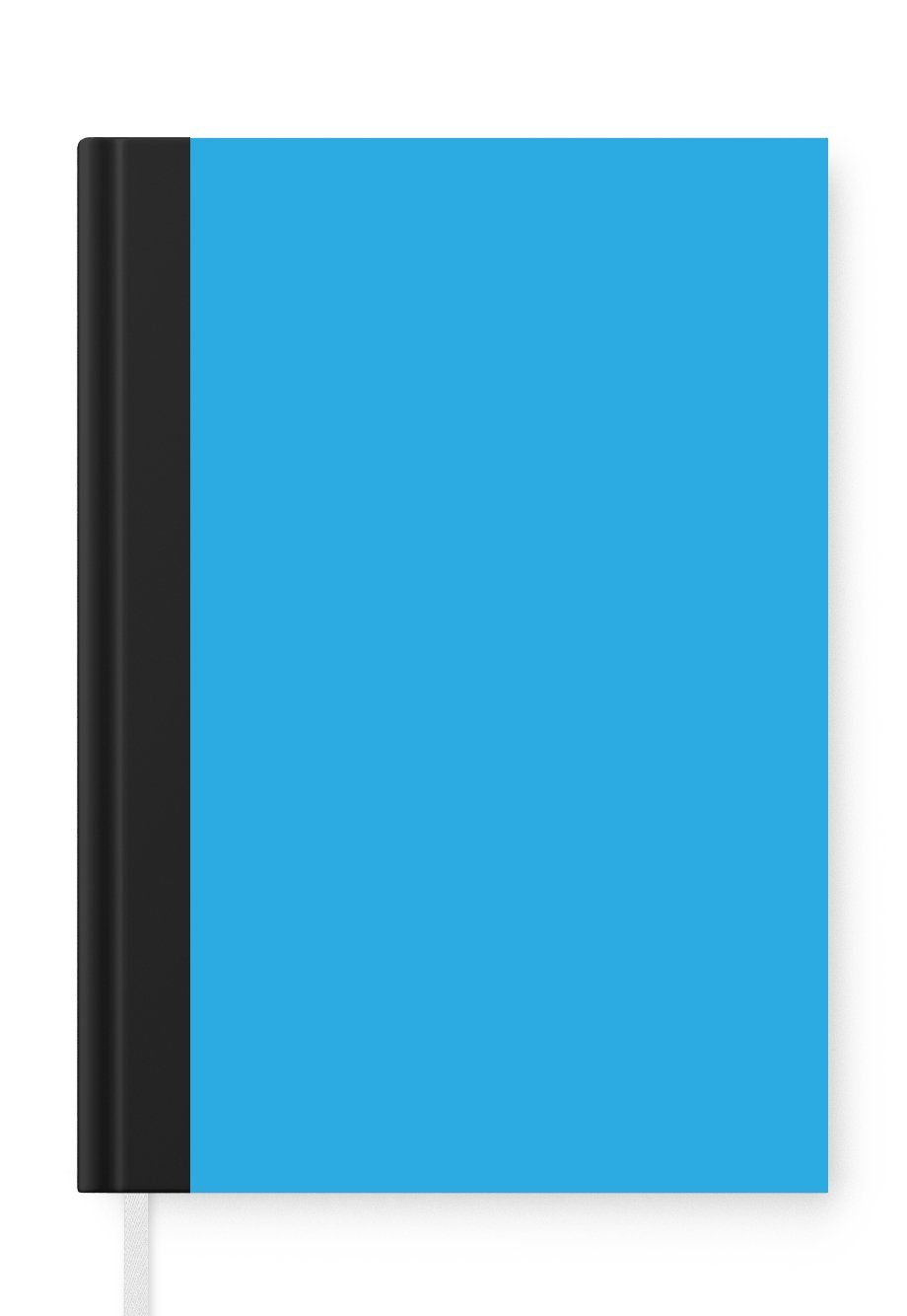 MuchoWow Notizbuch Blau - Licht - Farben, Journal, Merkzettel, Tagebuch, Notizheft, A5, 98 Seiten, Haushaltsbuch