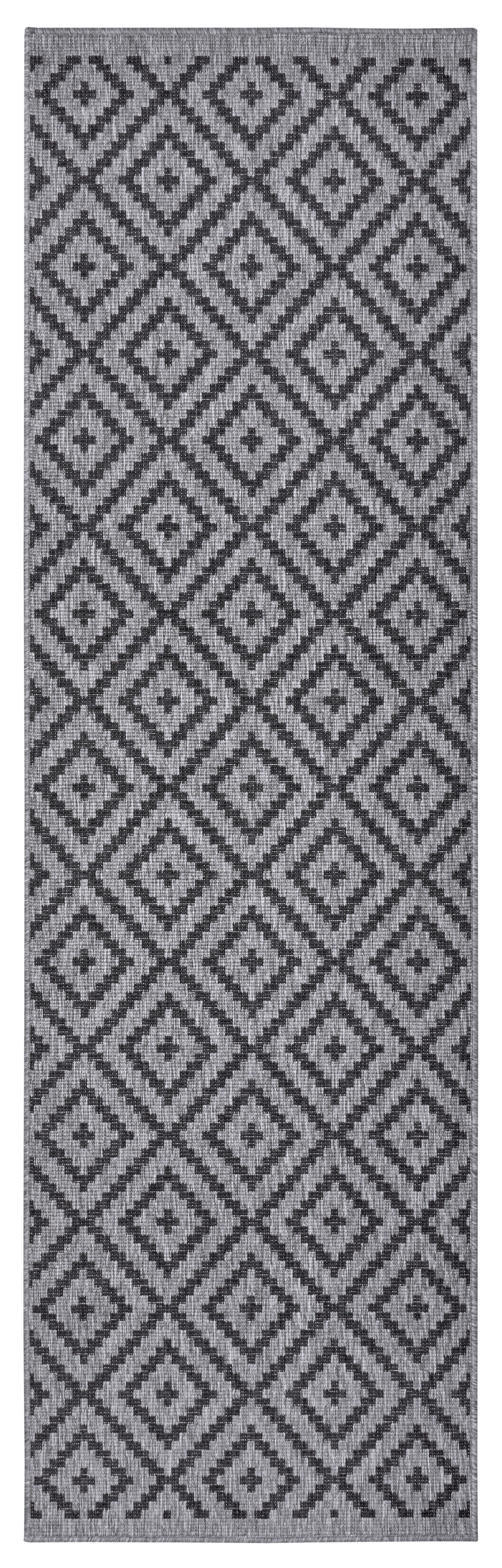 my home Läufer Ronda Wendeteppich, rechteckig, Höhe: 5 mm, Sisal-Optik, Flachgewebe, In- und Outdoor, geometrisches Boho Design