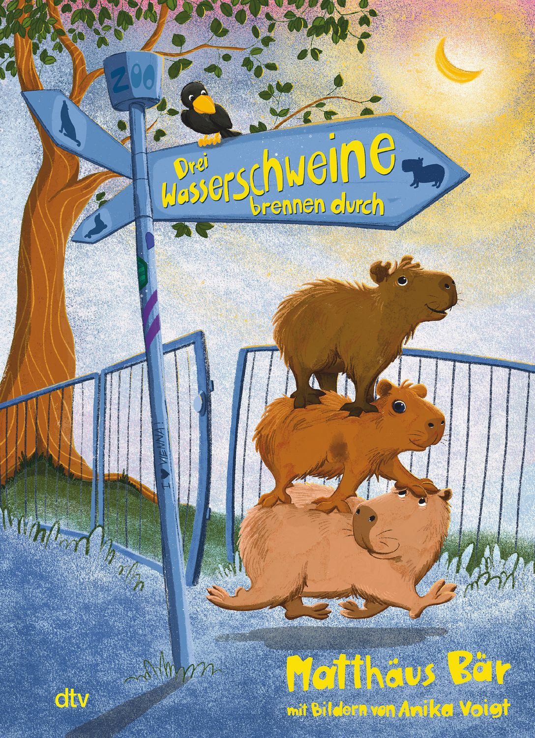 Kinderbuch Drei Wasserschweine brennen durch Lustiges Tier-Abenteuer zum Vorlesen Matthäus Bär