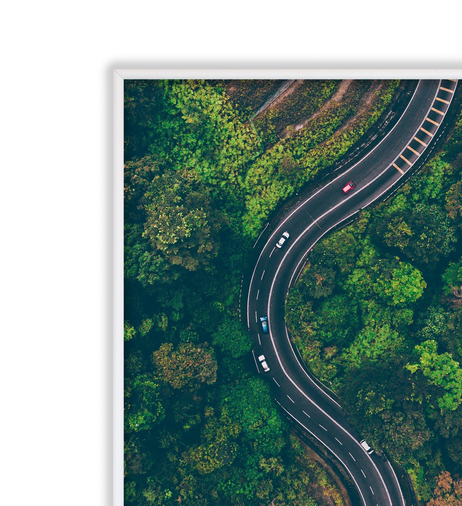 Close Up Bilderrahmen Posterrahmen 70 x 100 cm weiß