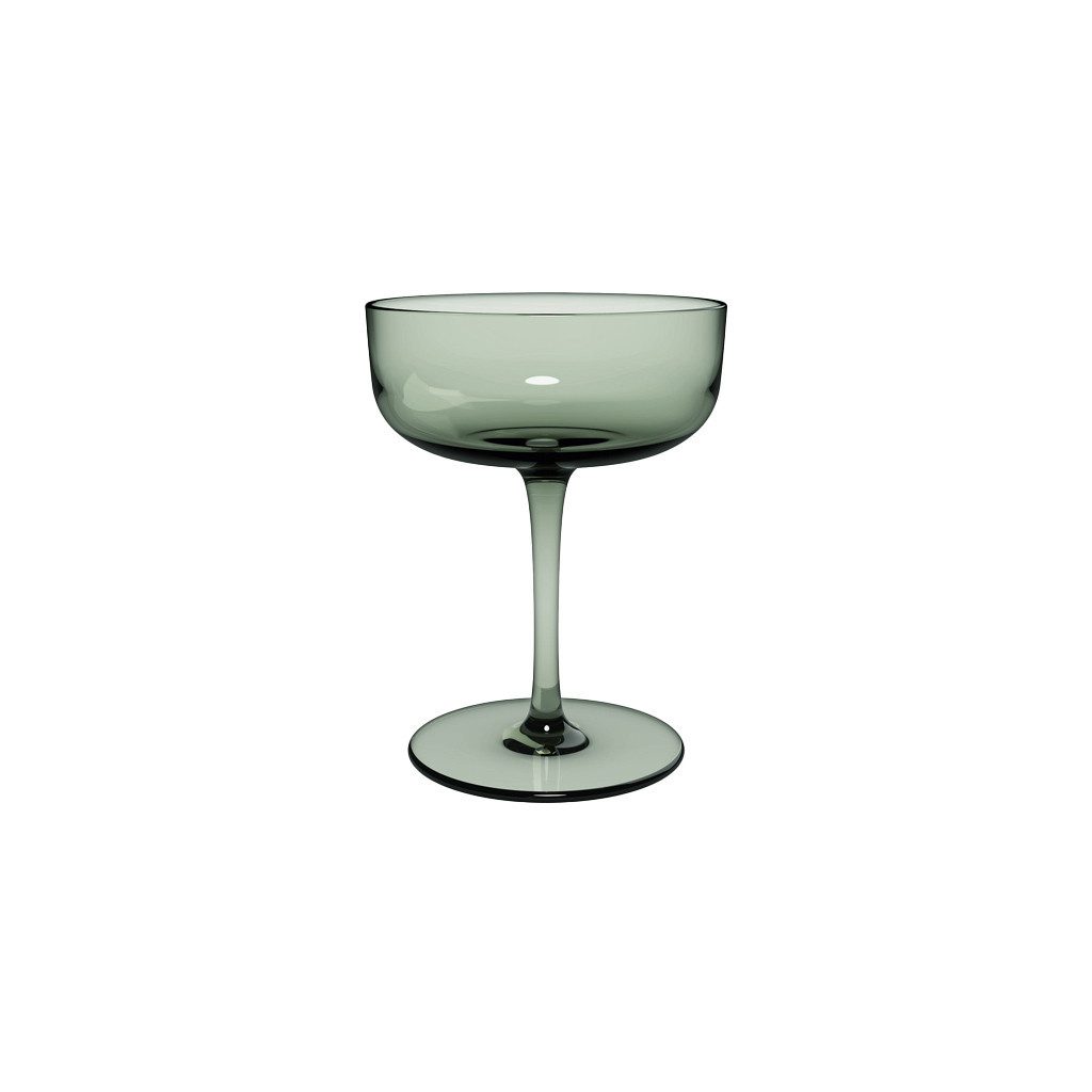 like. by Villeroy & Boch Sektglas Like Sektschale, 2-tlg., Glas, Kristallglas, 2 Stck, spülmaschinenfest