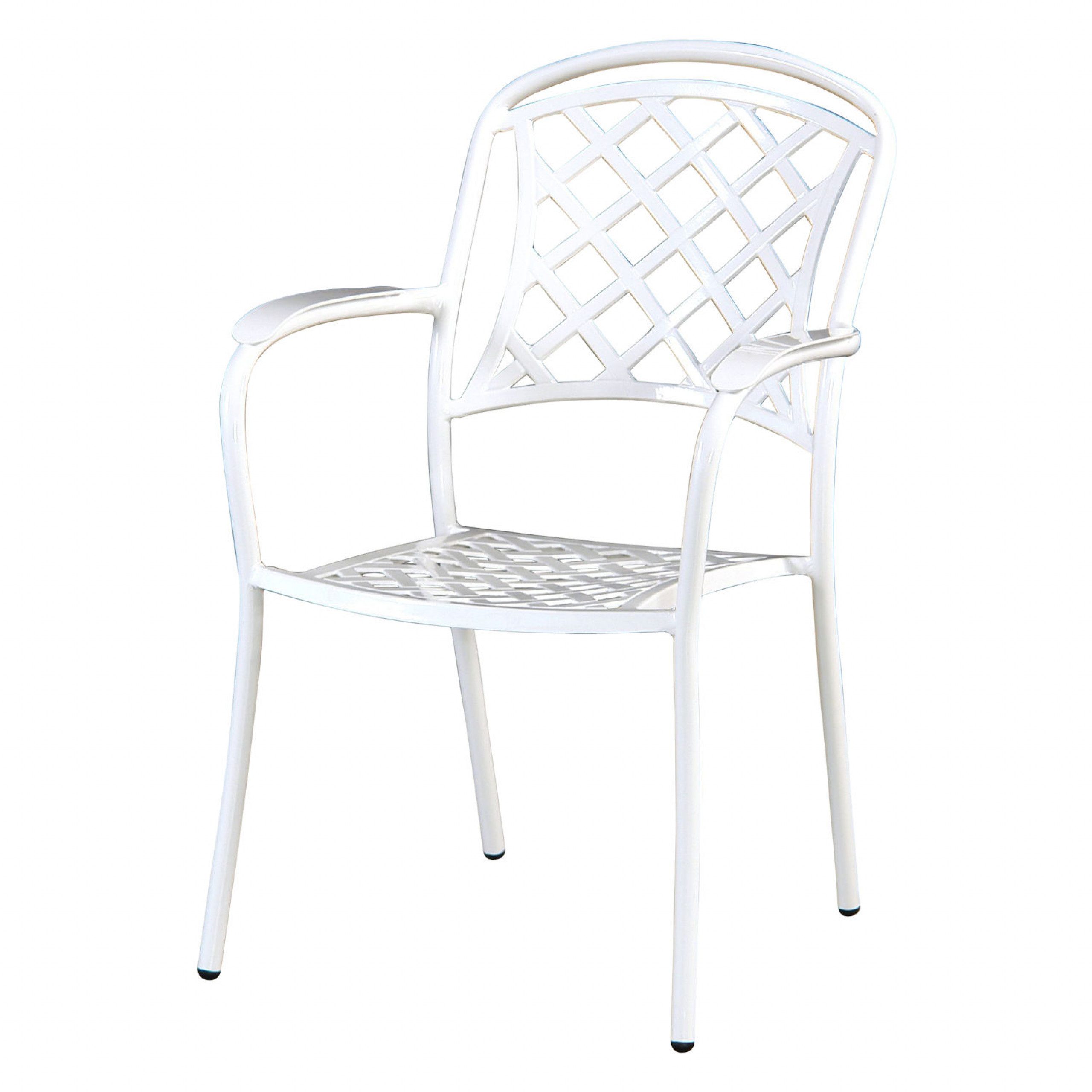 Inko Gartenstuhl Inko Stapelstuhl Capri Alu-Guss 64x59x91 cm Gartenstuhl stapelbar 2