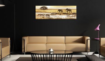 Artgeist Wandbild Africa: at the waterhole