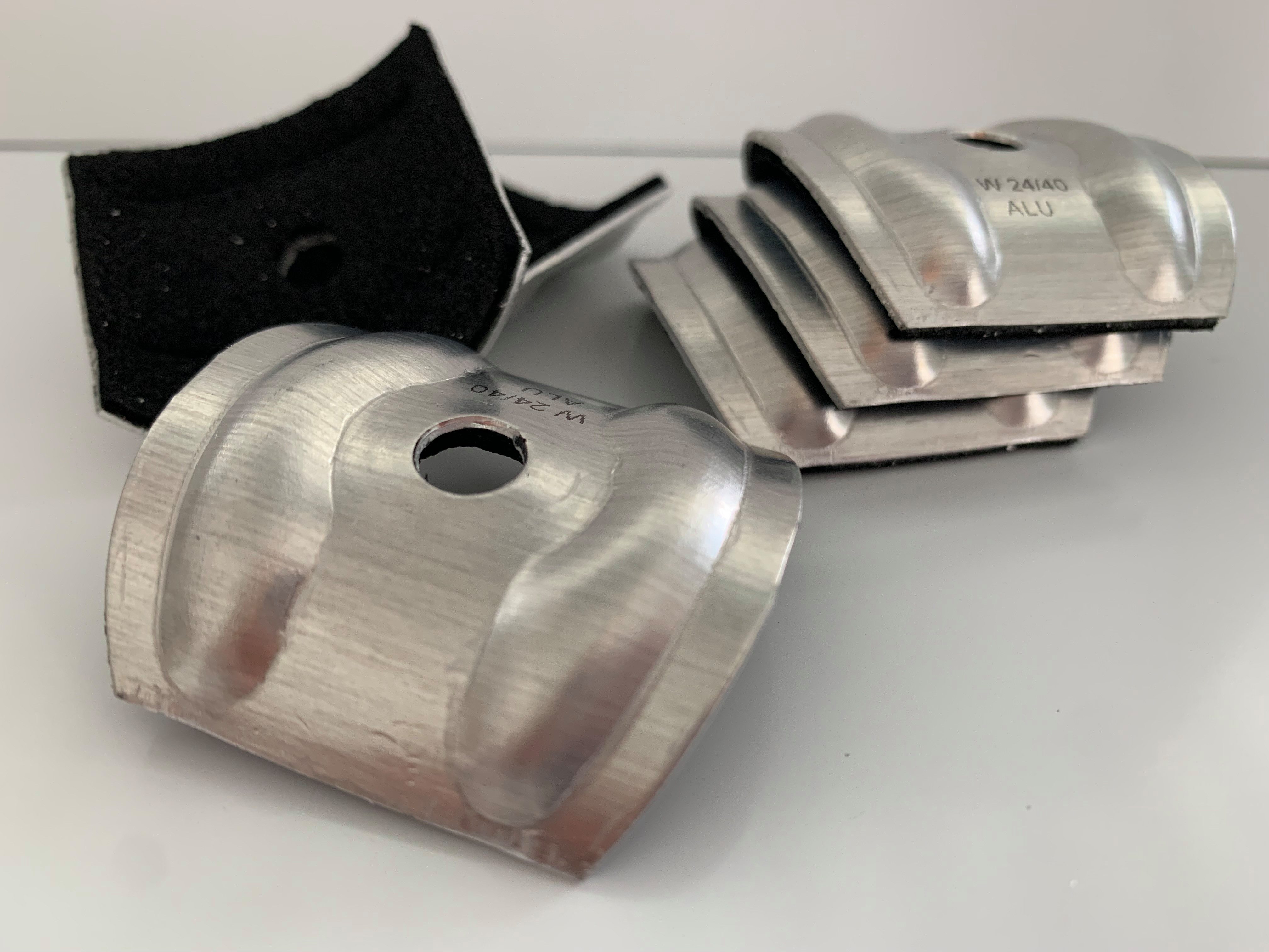 REISSER-Schraubentechnik GmbH Abstandshalter Kalotten Sinus-Profil 100x 76/18 Wellplatten hochwertig EPDM-Dichtung (100-St) Sinus Profil