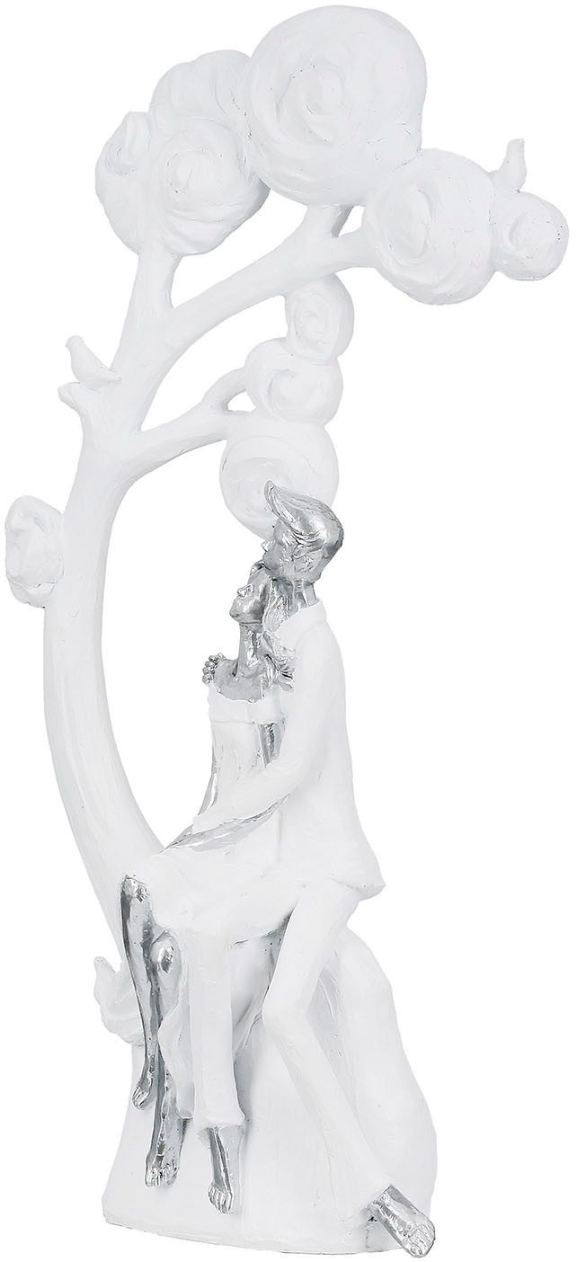 Casablanca by Gilde Dekofigur Figur Paar; Baum Tree of love weiß H. 39,5 cm (1 St)