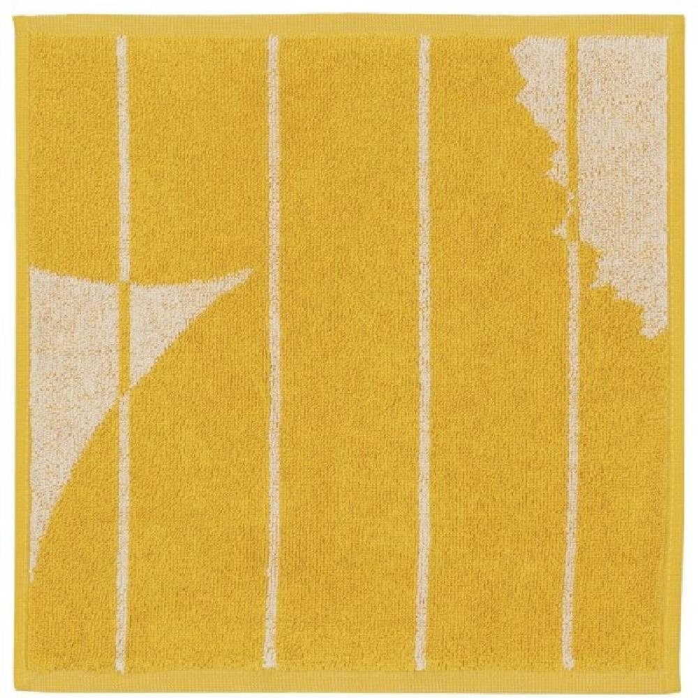 Marimekko Badetücher Mini-Handtuch Vesi Unikko Spring Yellow Ecru (30x30cm)