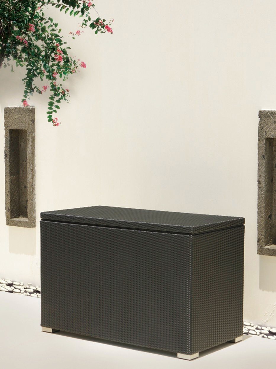 DESTINY Auflagenbox »Auckland«, 124x60x82 cm, Polyrattan, braun online