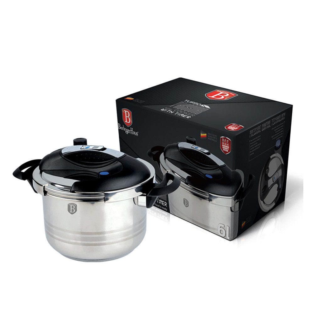 BerlingerHaus Schnellkochtopf Eternal Collection, Edelstahl (Set, Schnellkochtopf), Energieeinsparung - 35 %