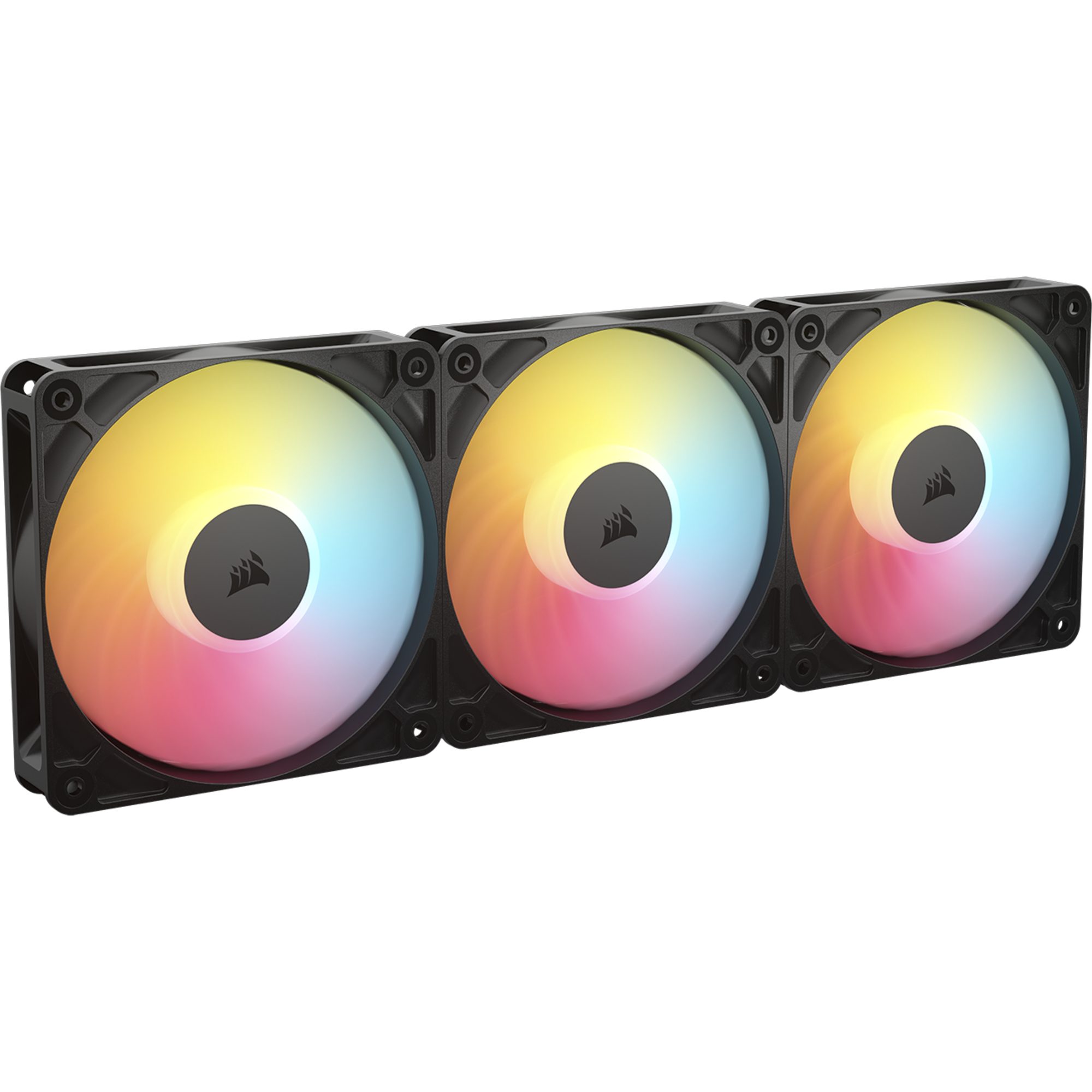 Corsair Gehäuselüfter Corsair RS120-R ARGB, Gehäuselüfter, (3er Pack, Reverse)