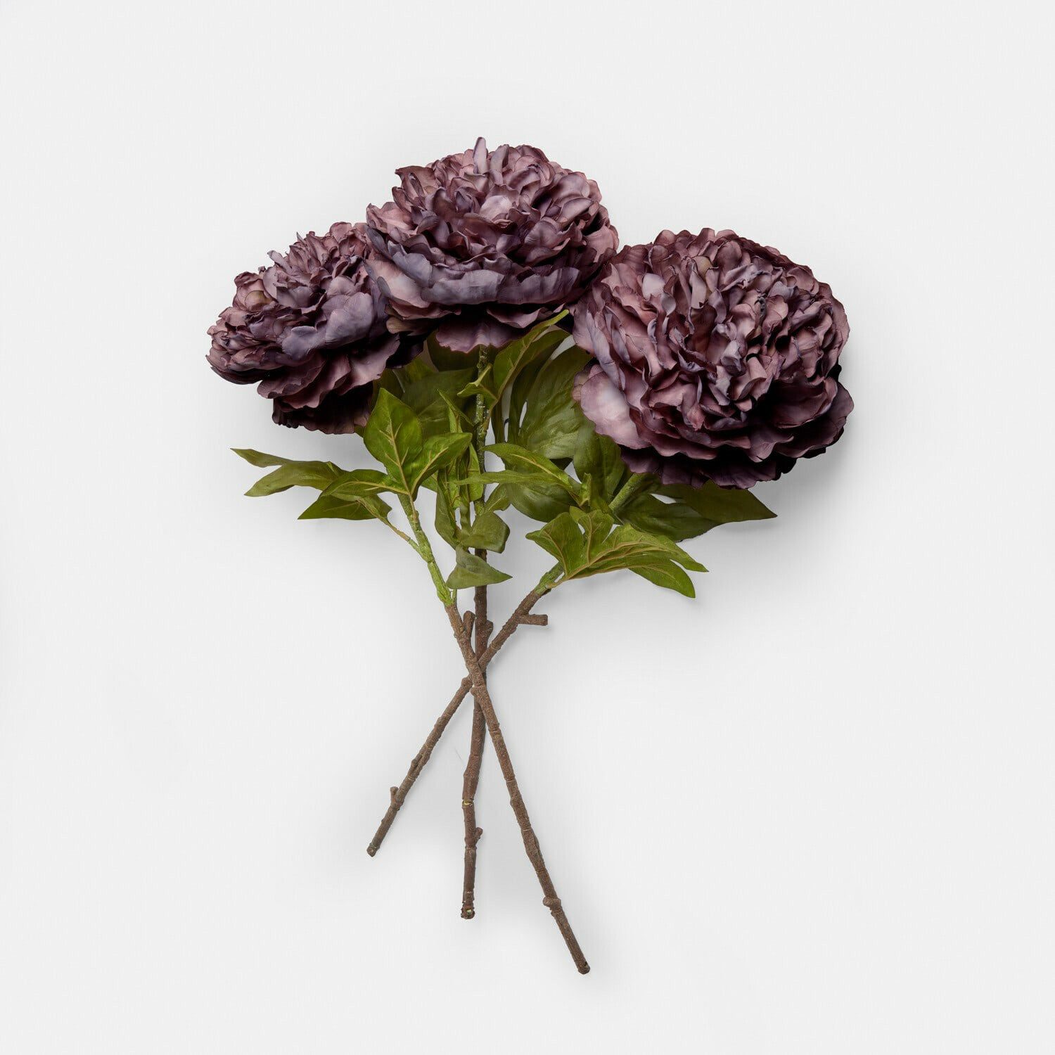 Kunstblume Kunstblume Pfingstrose 3er Set Dahlyra bordeaux, Mirabeau, Höhe 72.0 cm