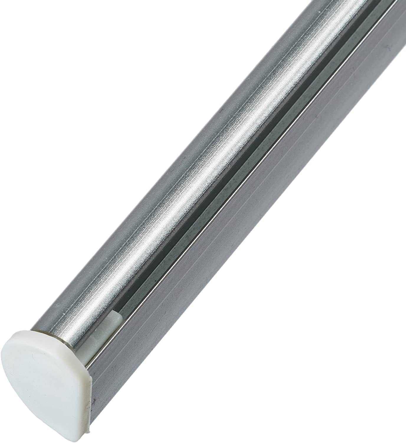 Clever-Kauf-24 Paneelwagen Alu Klemmleiste 60cm, für Flächenvorhänge, Farbe günstig online kaufen