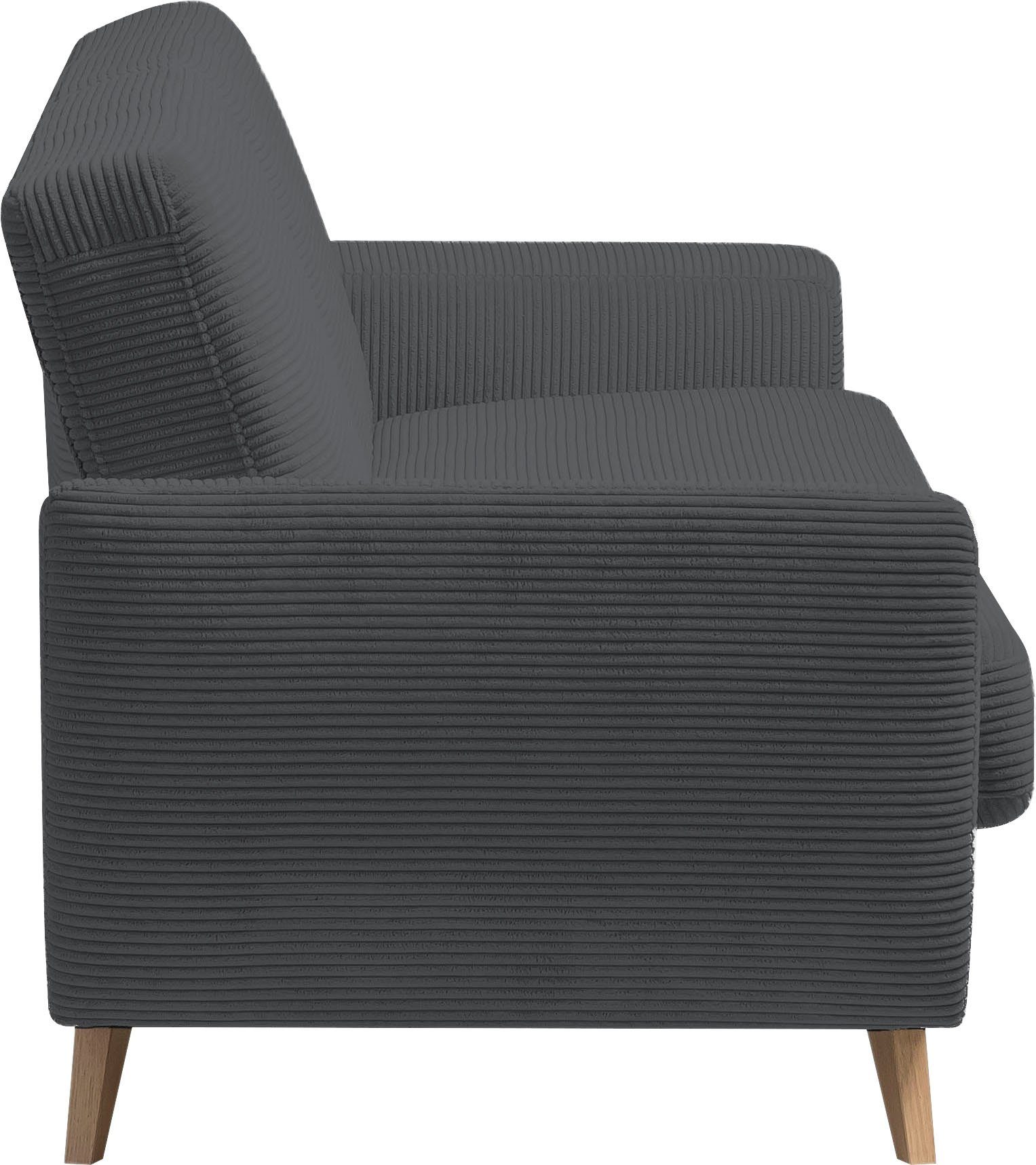 Samso, Bettkasten Bettfunktion exxpo sofa Inklusive fashion 3-Sitzer und antrazith -