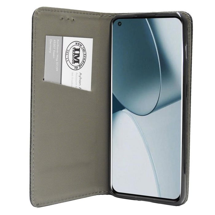 cofi1453 Handyhülle Buch Tasche "Smart" für ONEPLUS 10 PRO 5G Schwarz 6 7 Zoll Buch Tasche "Smart" Handy Hülle Etui Brieftasche Schutzhülle mit Standfunktion Kartenfach