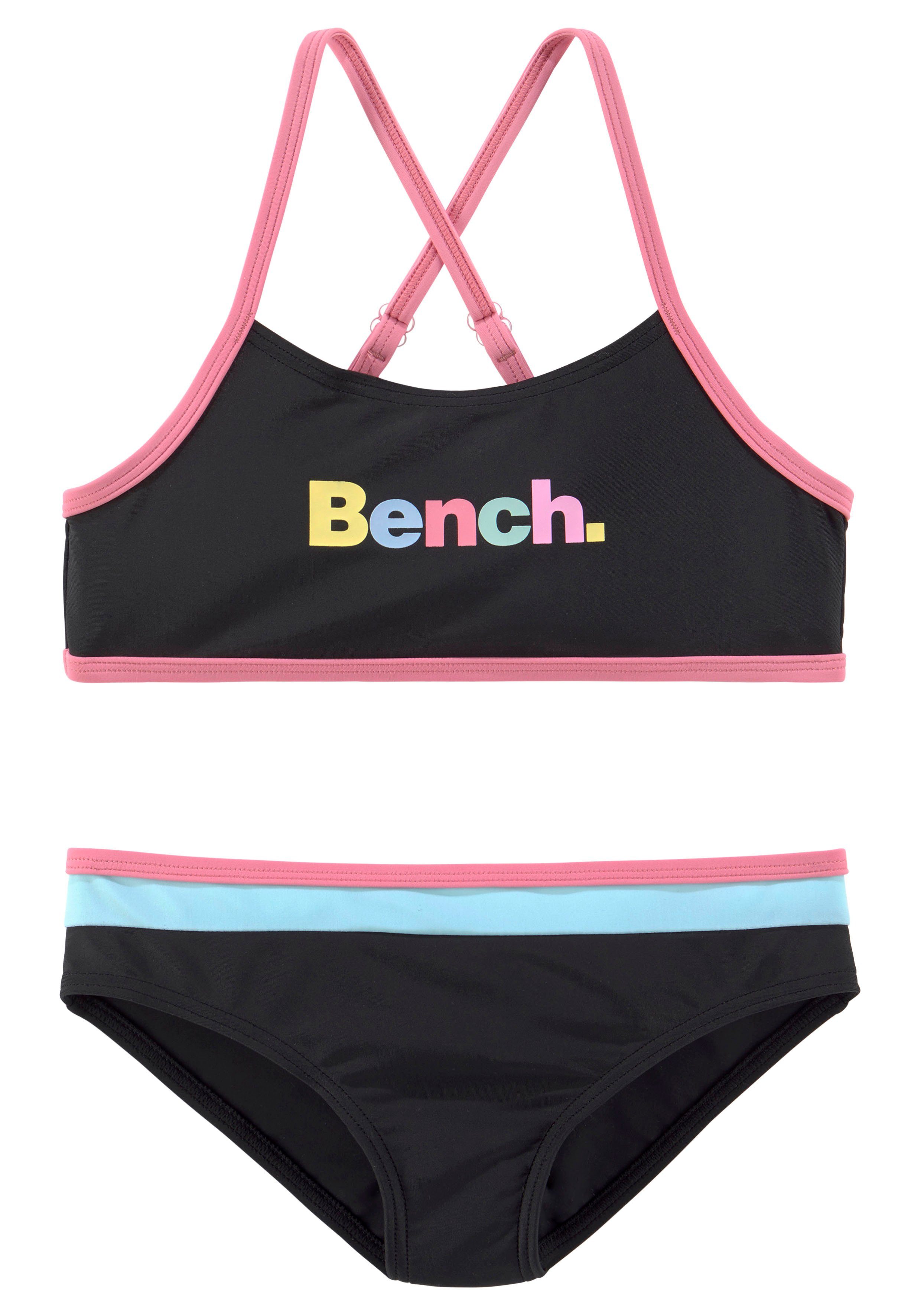 Bench. Bustier-Bikini mit bunten Details