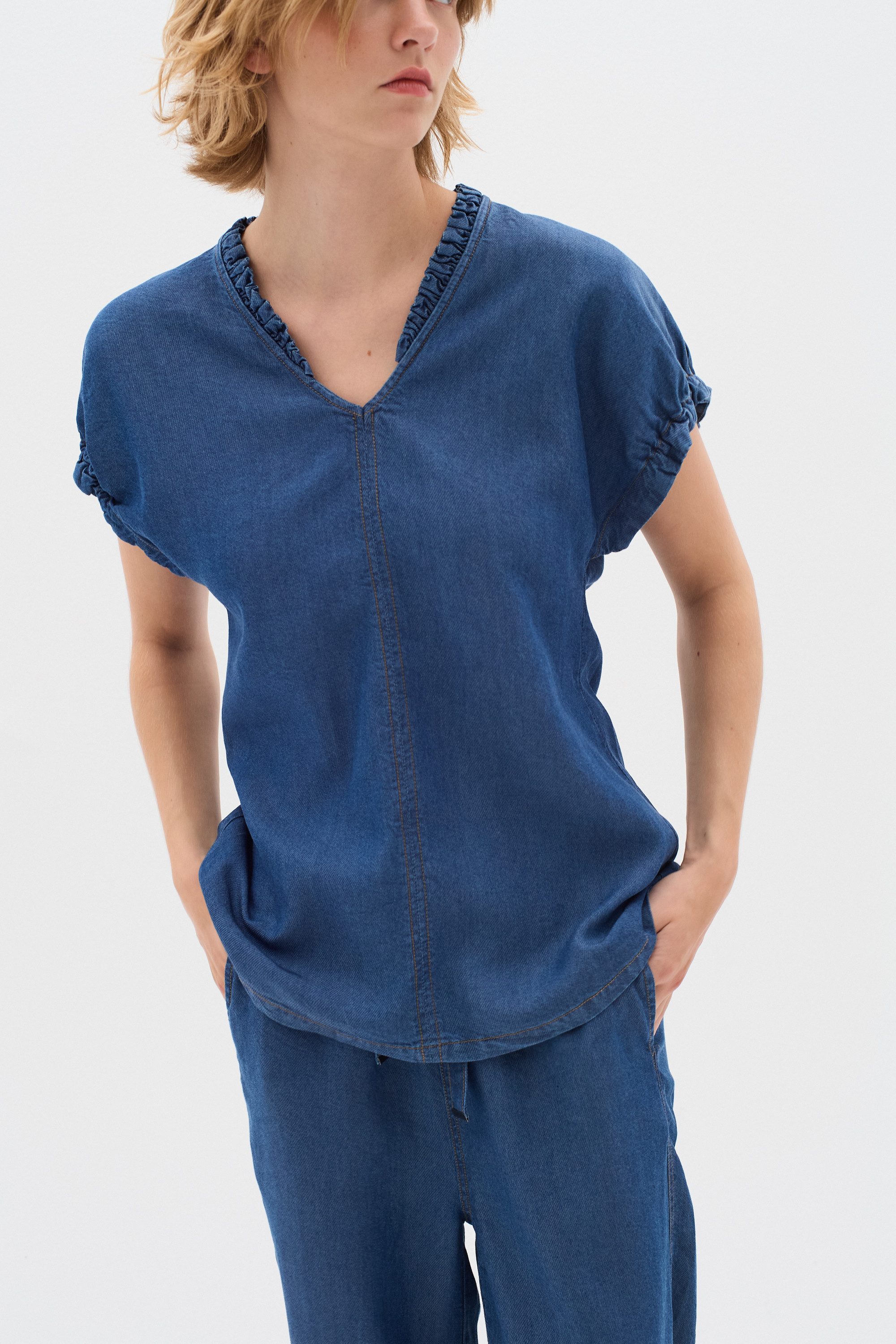 InWear Kurzarmbluse Kurzarm-Bluse RachelIW