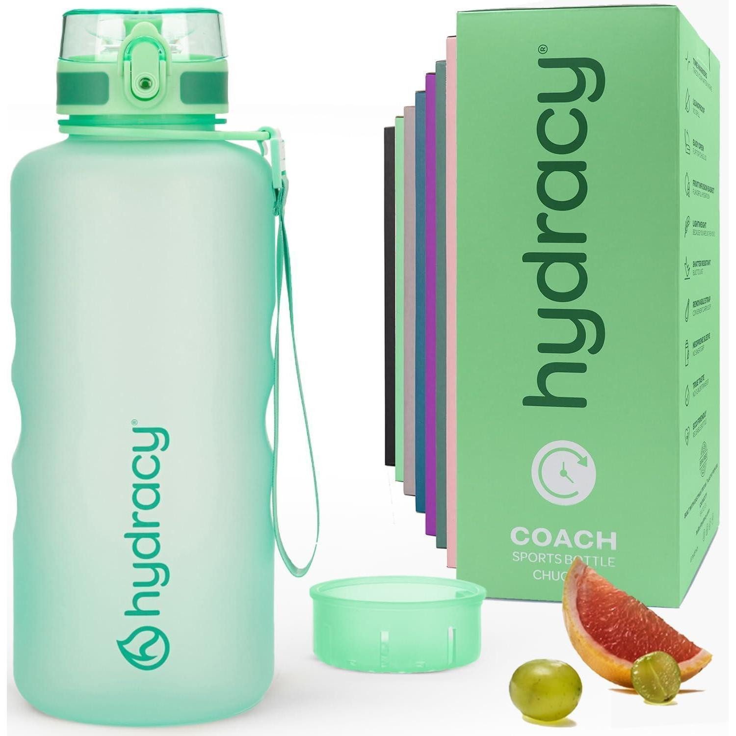 LuxusKollektion Trinkflasche Trinkflasche Fruchteinsatz 2L BPA 2L - Schnelltrink Aqua Grün