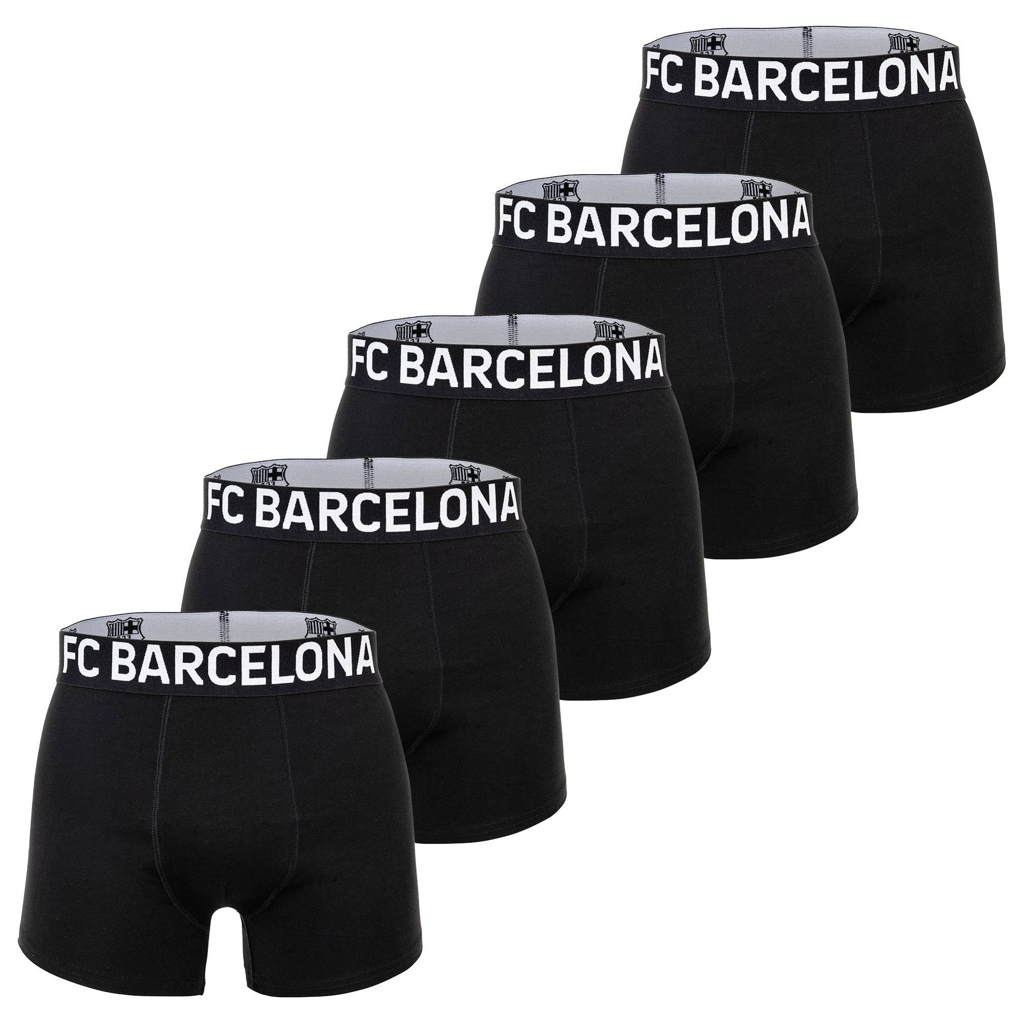 FC Barcelona Boxer Herren Boxershort 5er Pack Baumwolle (Packung, 5er Pack)
