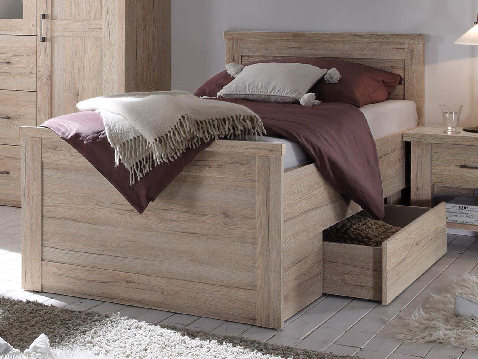 möbelando Bett Lebbie, 106 x 91 günstig online kaufen