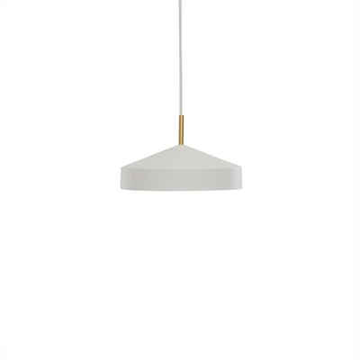 OYOY Pendelleuchte Hatto Pendant Small White, 30 x18 x 310 cm Metall Lampe Hängelampe Küchenleuchte Weiß
