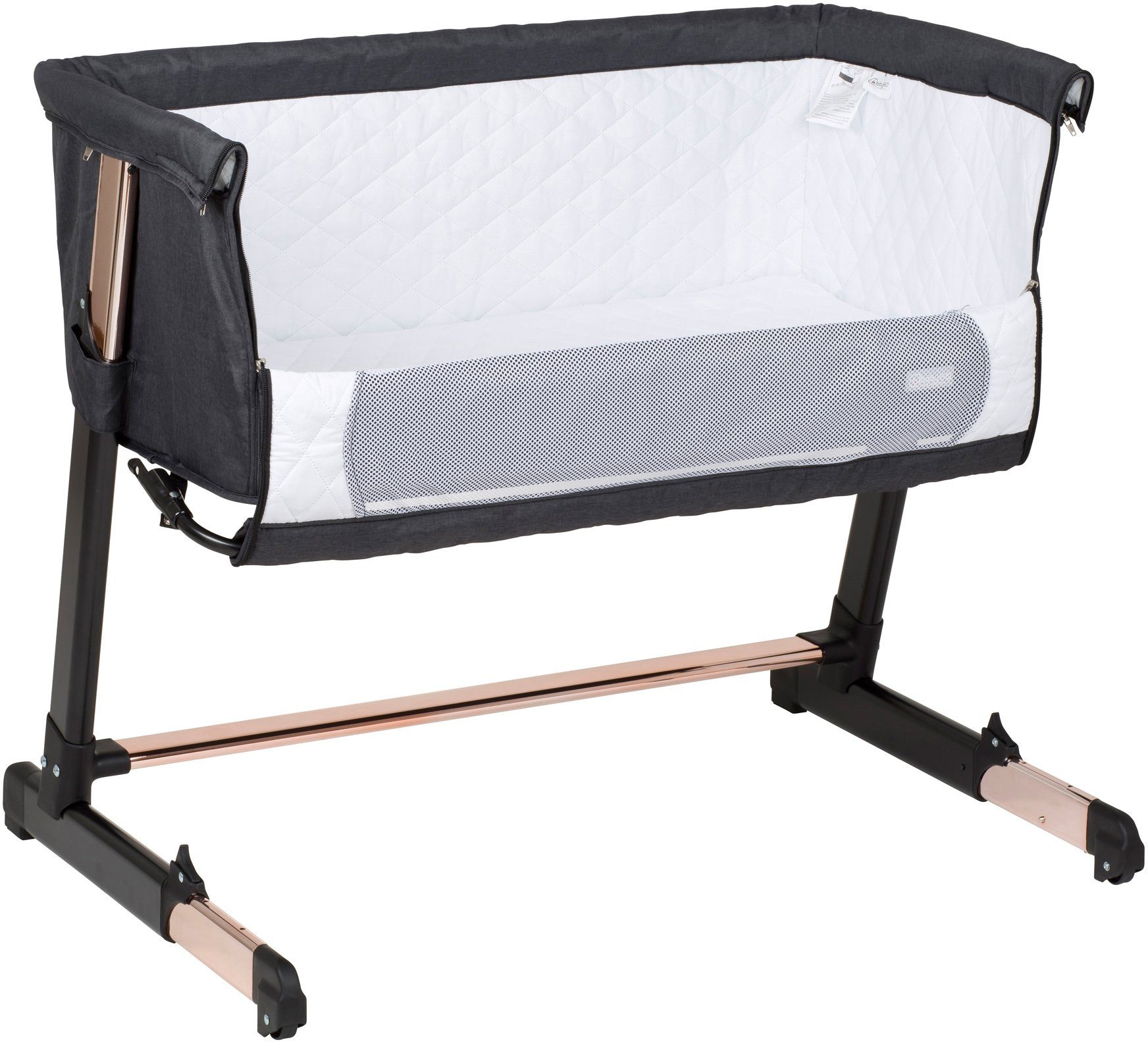 BabyGo Beistellbett Together, goldfarben/schwarz, faltbar günstig online kaufen